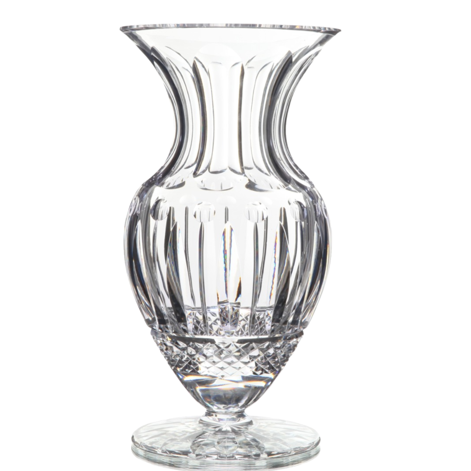 Vaso de Cristal By Frederico Strauss Mozart Crystal Lapidado 69 - 32CM