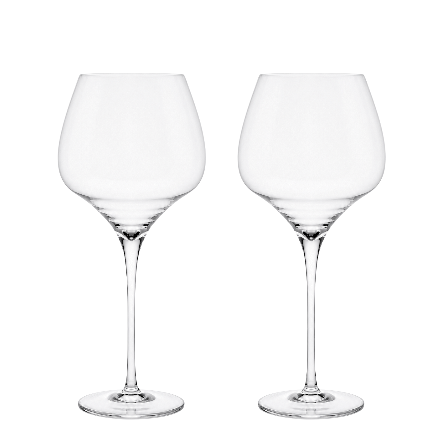Jogo de 2 Taças de Cristal para Vinho Mozart Crystal By Frederico Strauss - 600ml - Belle Epoque
