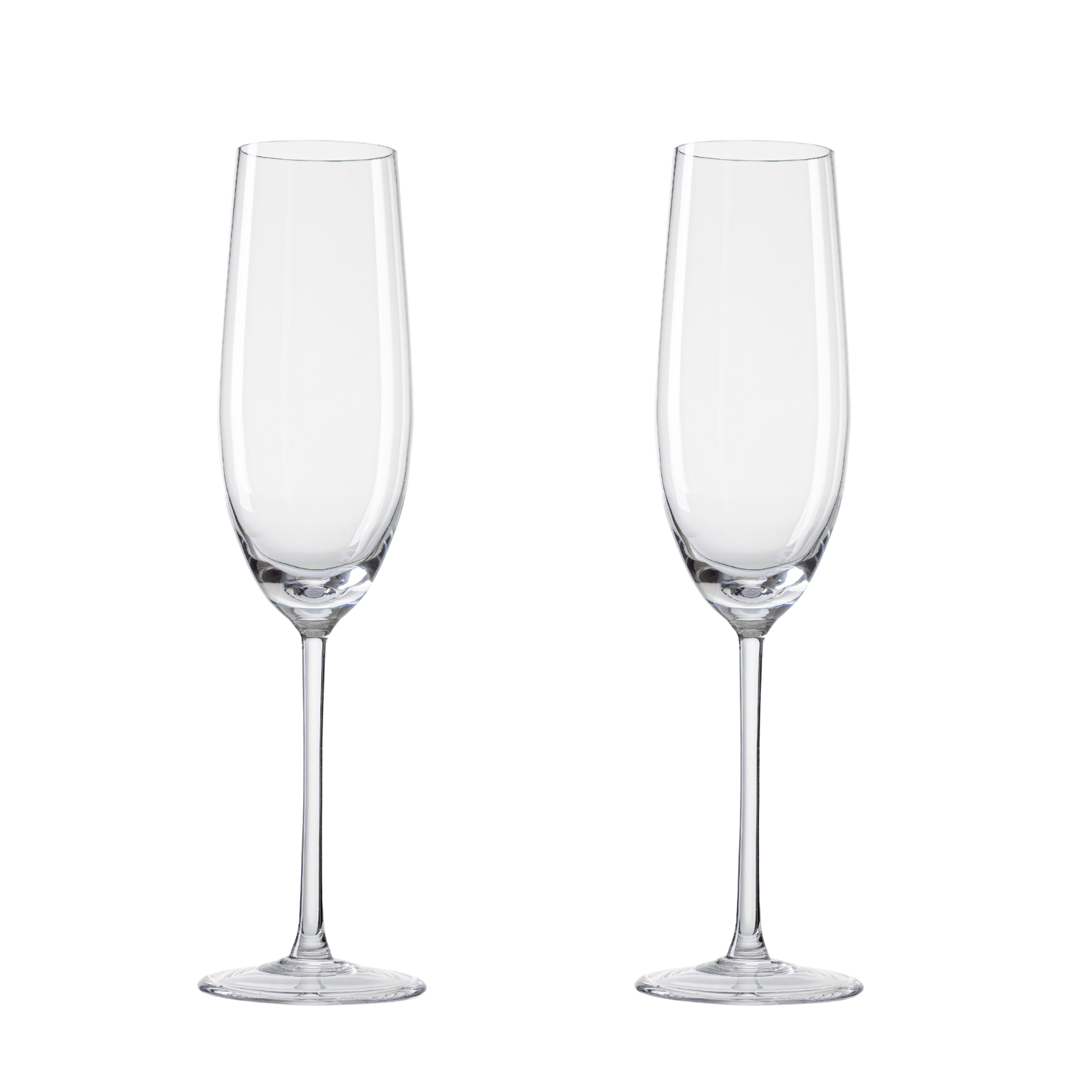 Jogo de 2 Taças de Cristal para Champagne Mozart Crystal By Frederico Strauss - 235ml - Concerto
