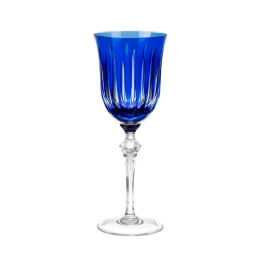Taça de Cristal Vivaldi para Vinho Branco Overlay Mozart Crystal By Frederico Strauss - 220ml - Serenata 66