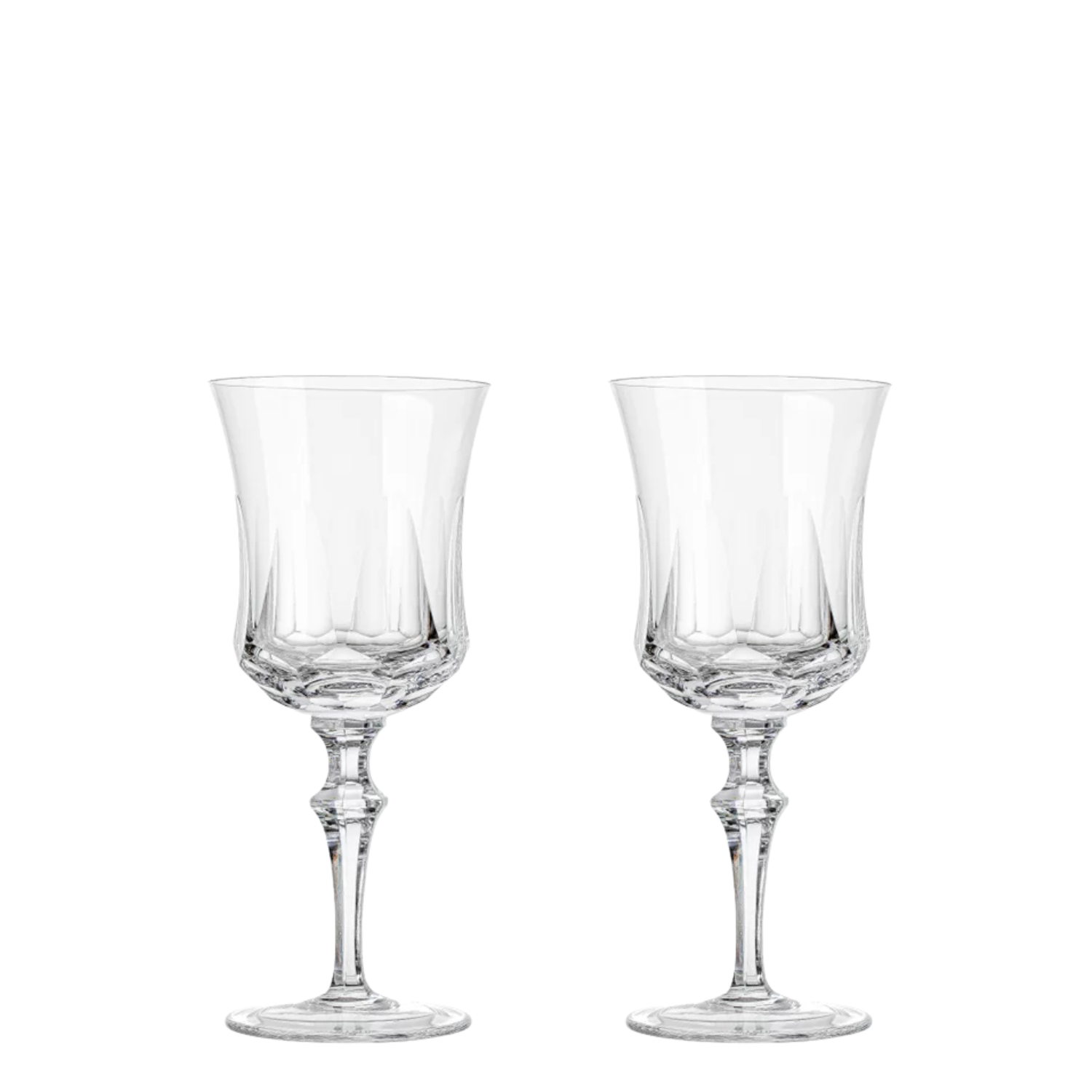 Jogo de 2 Taças de Cristal para Água Mozart Crystal By Frederico Strauss - 360ml - Flauta
