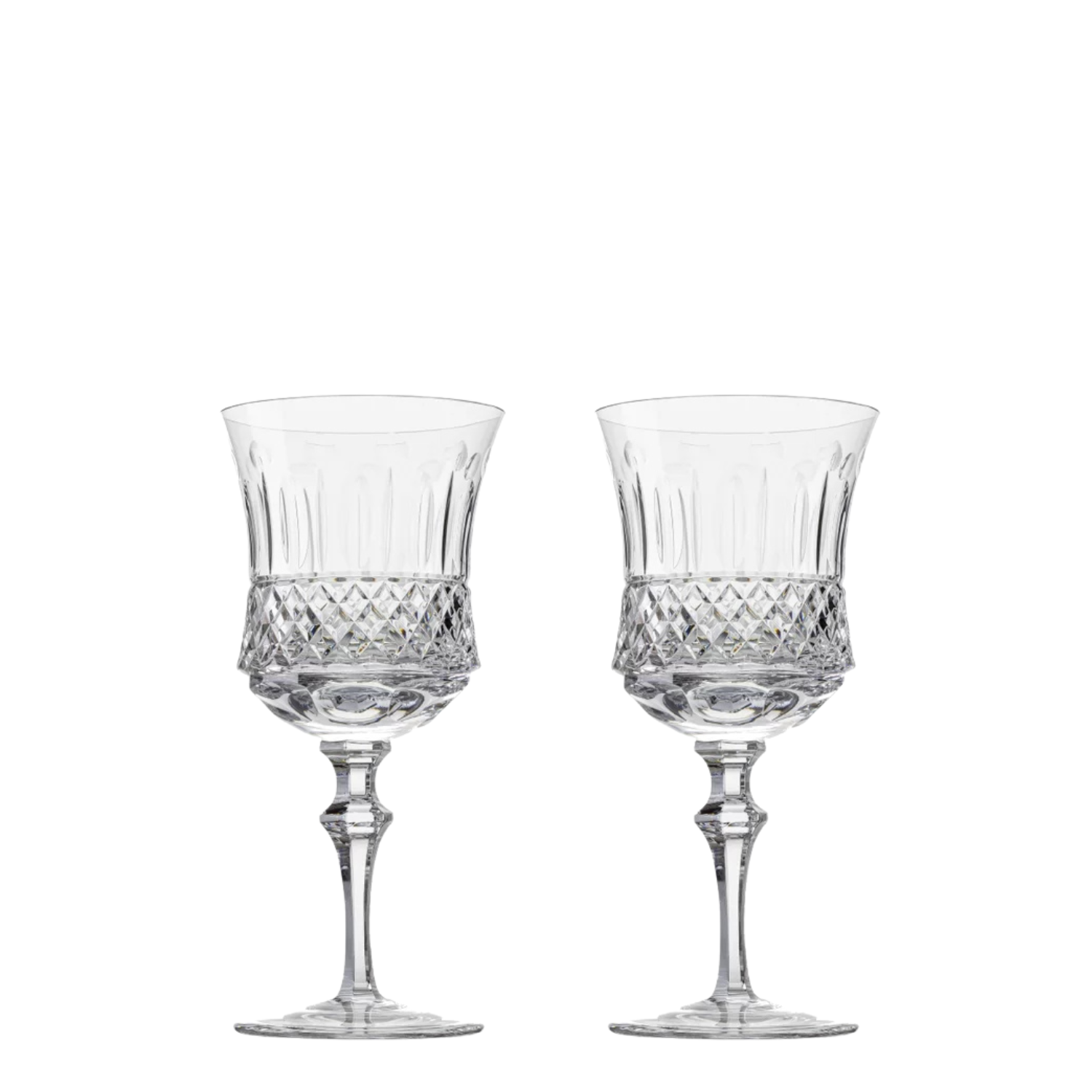 Jogo de 2 Taças de Cristal para Vinho Tinto Mozart Crystal By Frederico Strauss - 345ml - Flauta 69