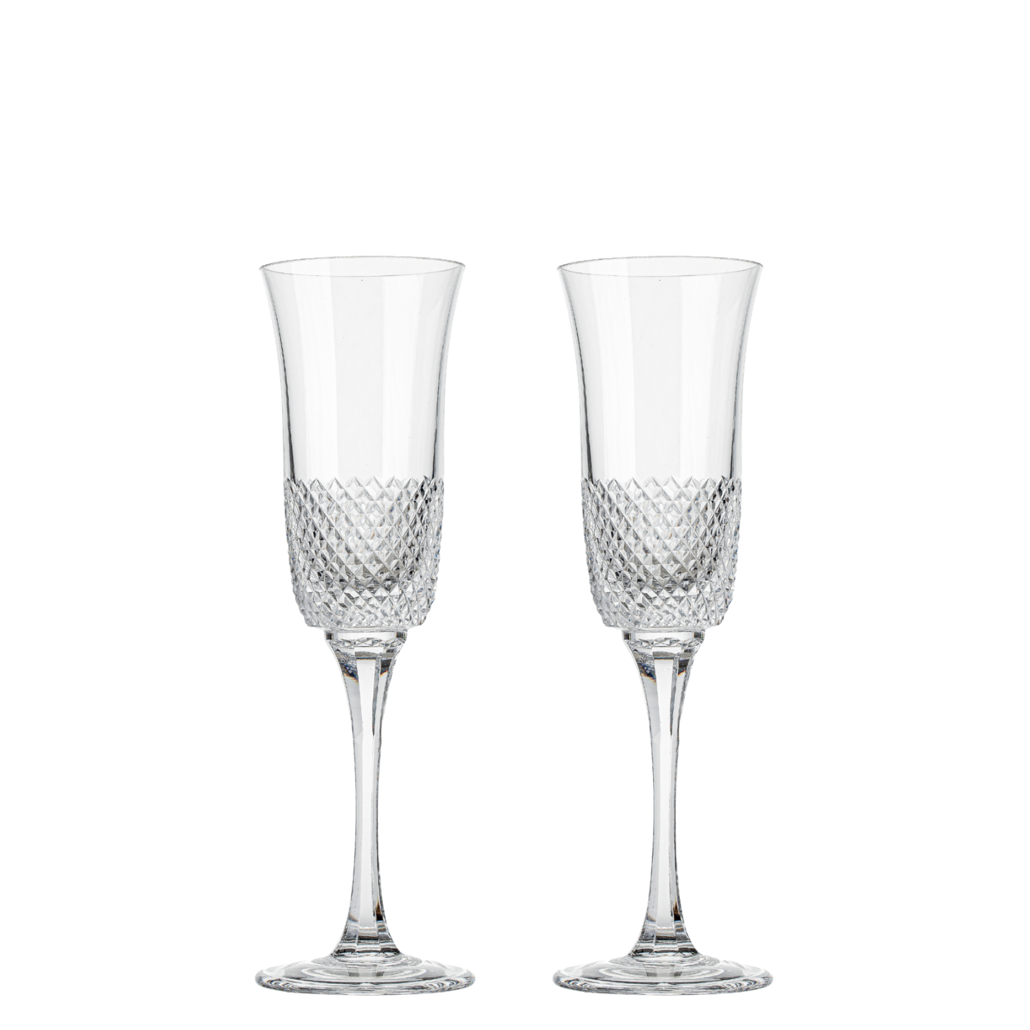 Jogo de 2 Taças de Cristal para Champagne Mozart Crystal By Frederico Strauss - 190ml - Sonata 50
