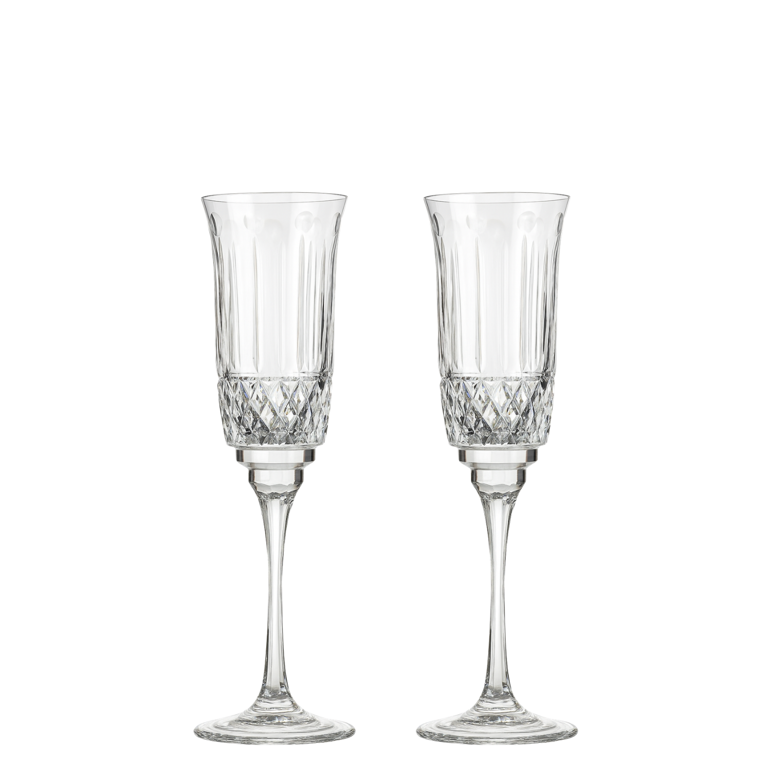 Jogo de 2 Taças de Cristal para Champagne Mozart Crystal By Frederico Strauss - 190ml - Sonata 69