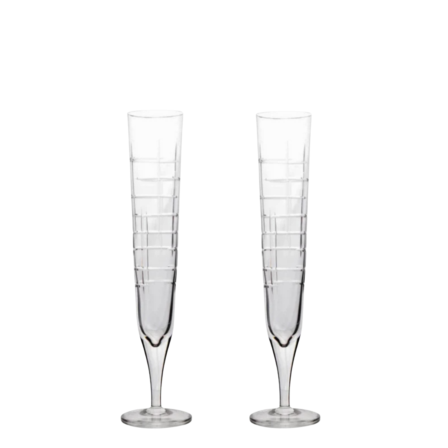 Jogo de 2 Taças de Cristal para Champagne Mozart Crystal By Frederico Strauss - 200ml - Country Club 30