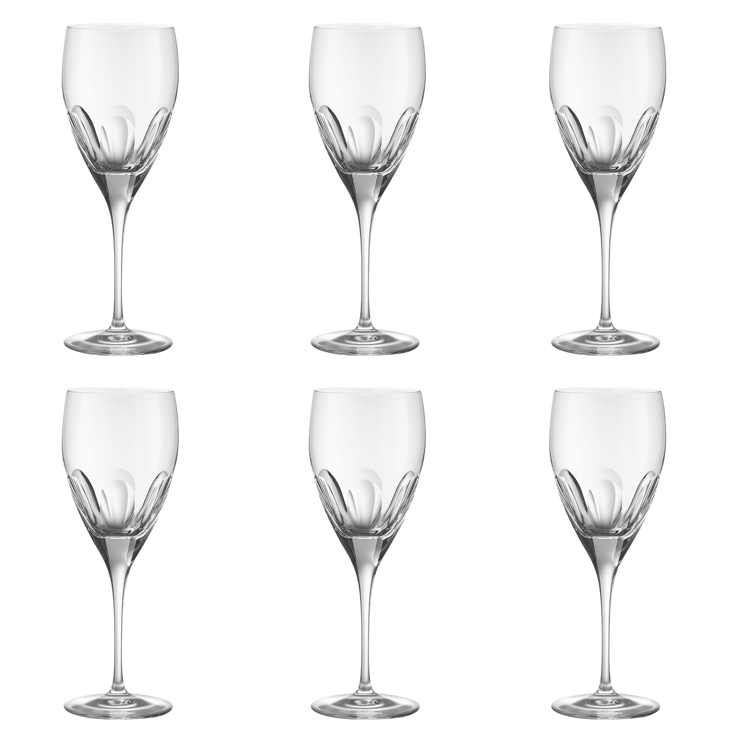 Jogo de 6 Taças de Cristal para Vinho Branco Mozart Crystal By Frederico Strauss - 230ml - Cosí 65