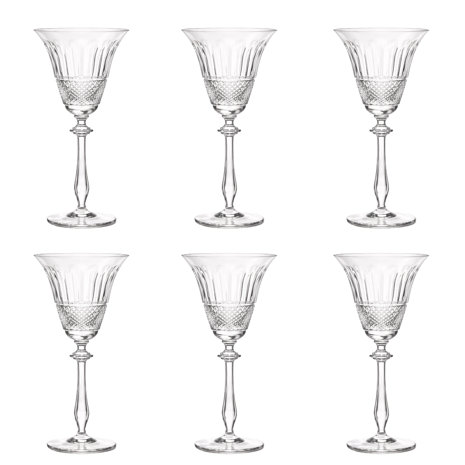 Jogo de 6 Taças de Cristal para Vinho Tinto Mozart Crystal By Frederico Strauss - Colômbia 70