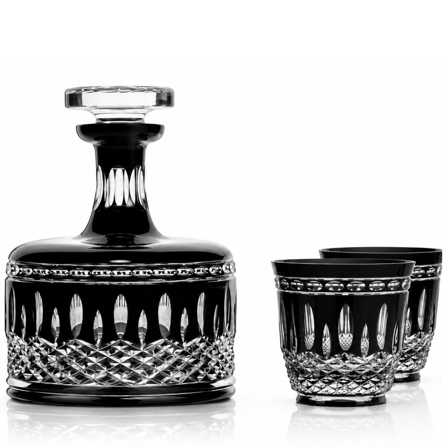 Conjunto de Cristal com Garrafa e 2 Copos para Whisky Mozart Crystal by Frederico Strauss –  Bar