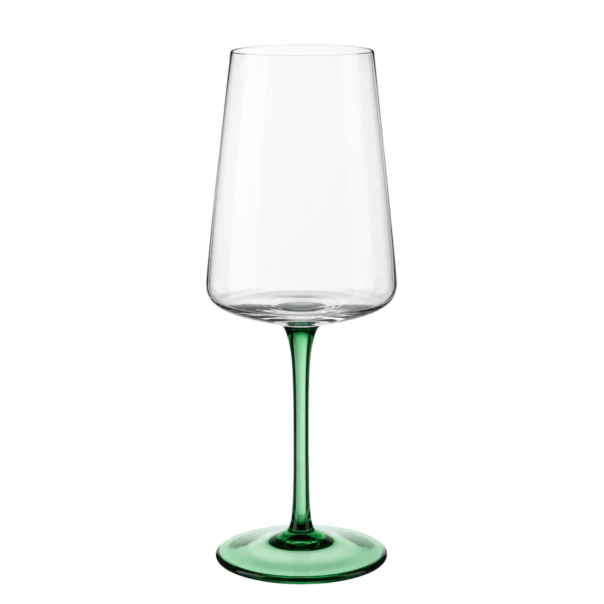 Taça de Cristal Gambo + Pé Colorido para Vinho Tinto Mozart Crystal By Frederico Strauss - Reciclado