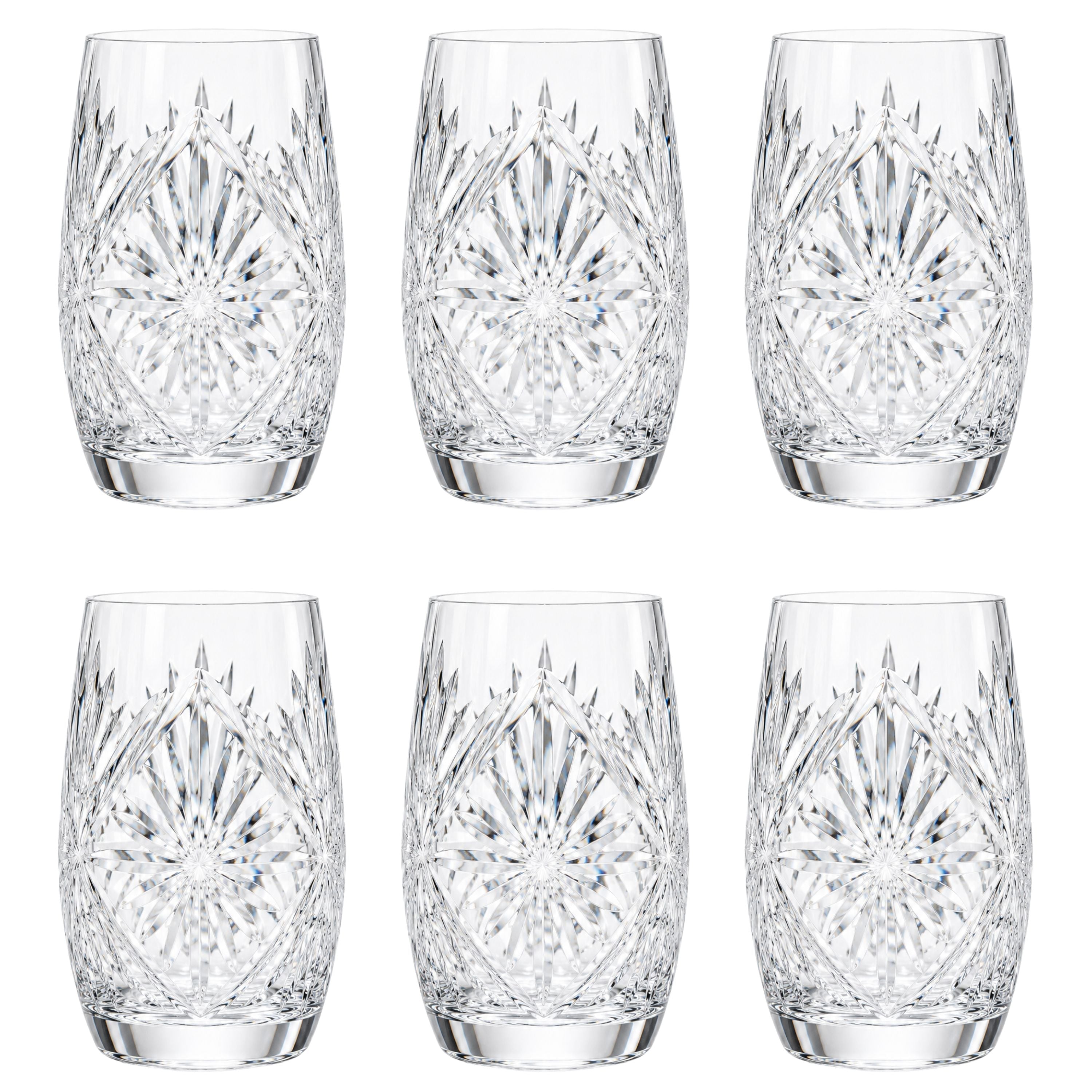 Jogo de 6 Copos de Cristal Long Drink Mozart Crystal By Frederico Strauss - 455ml - Réquiem 43