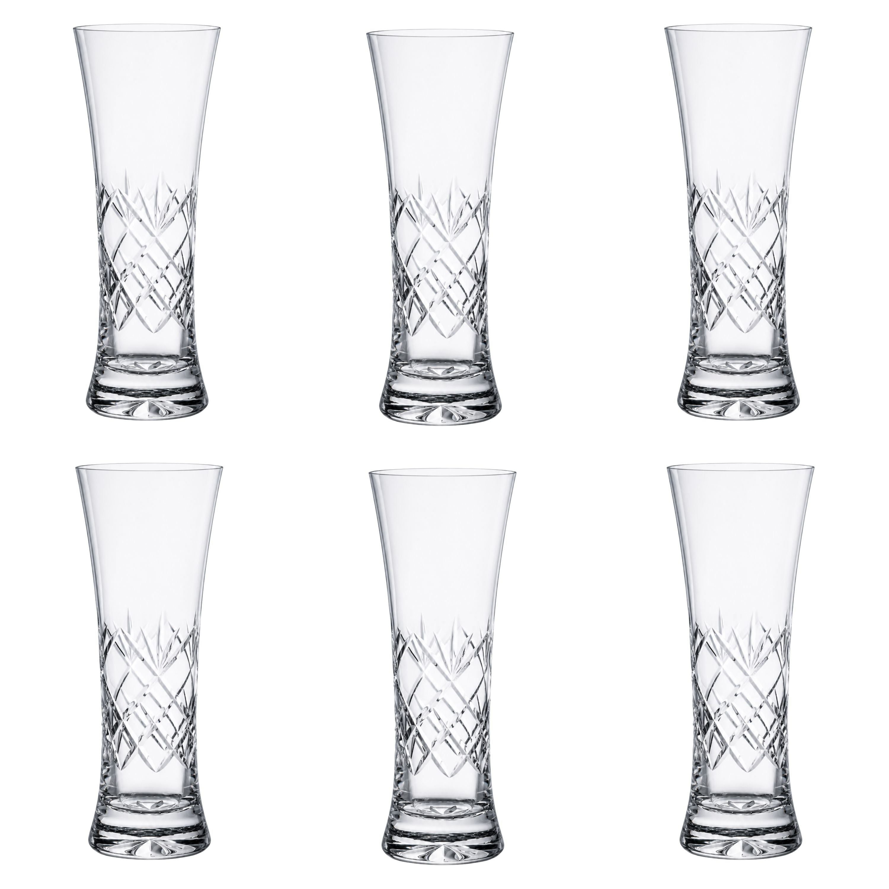 Jogo de 6 Tulipas de Cristal Weiss Imperial Mozart Crystal By Frederico Strauss - 540ml - Cerveja
