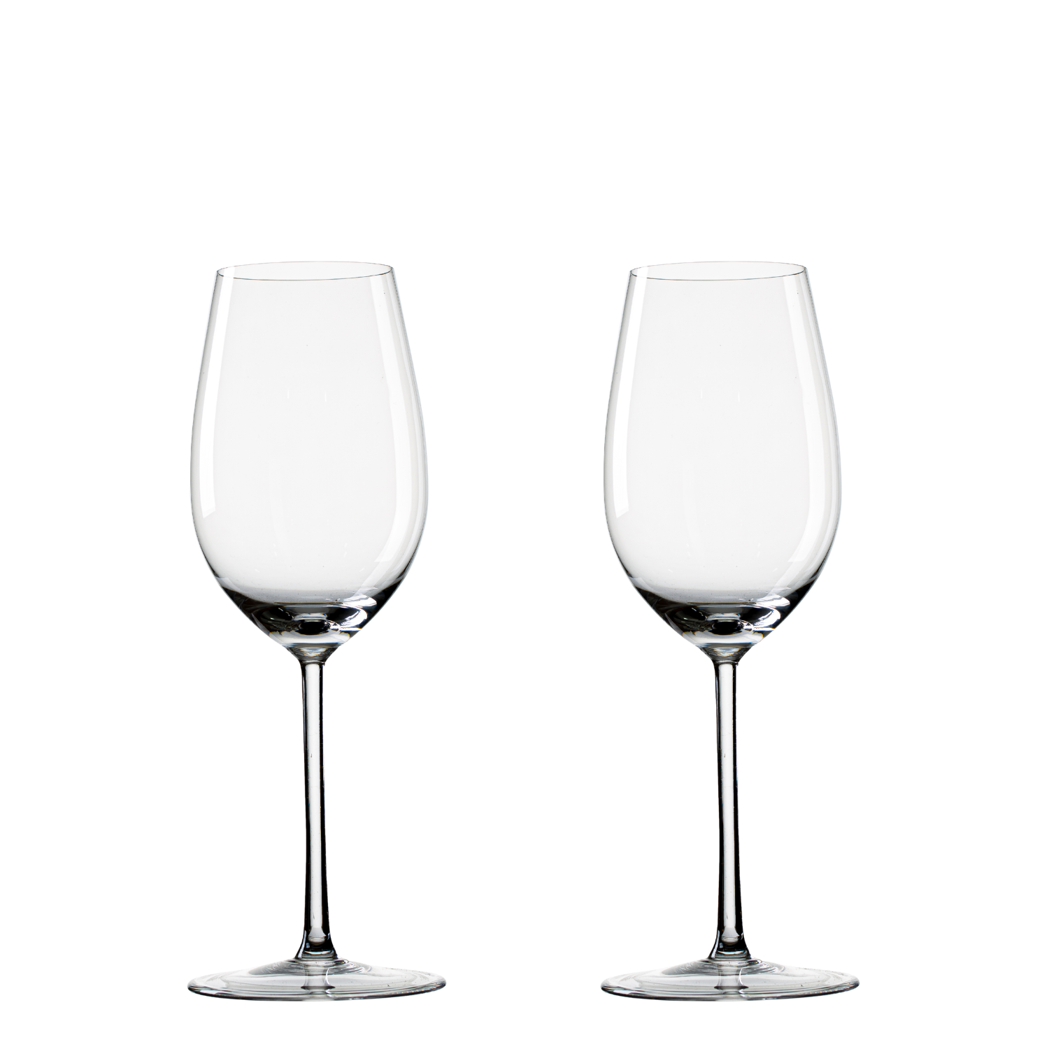 Jogo de 2 Taças de Cristal Chardonnay para Vinho Mozart Crystal By Frederico Strauss - 360ml - Sinfonia