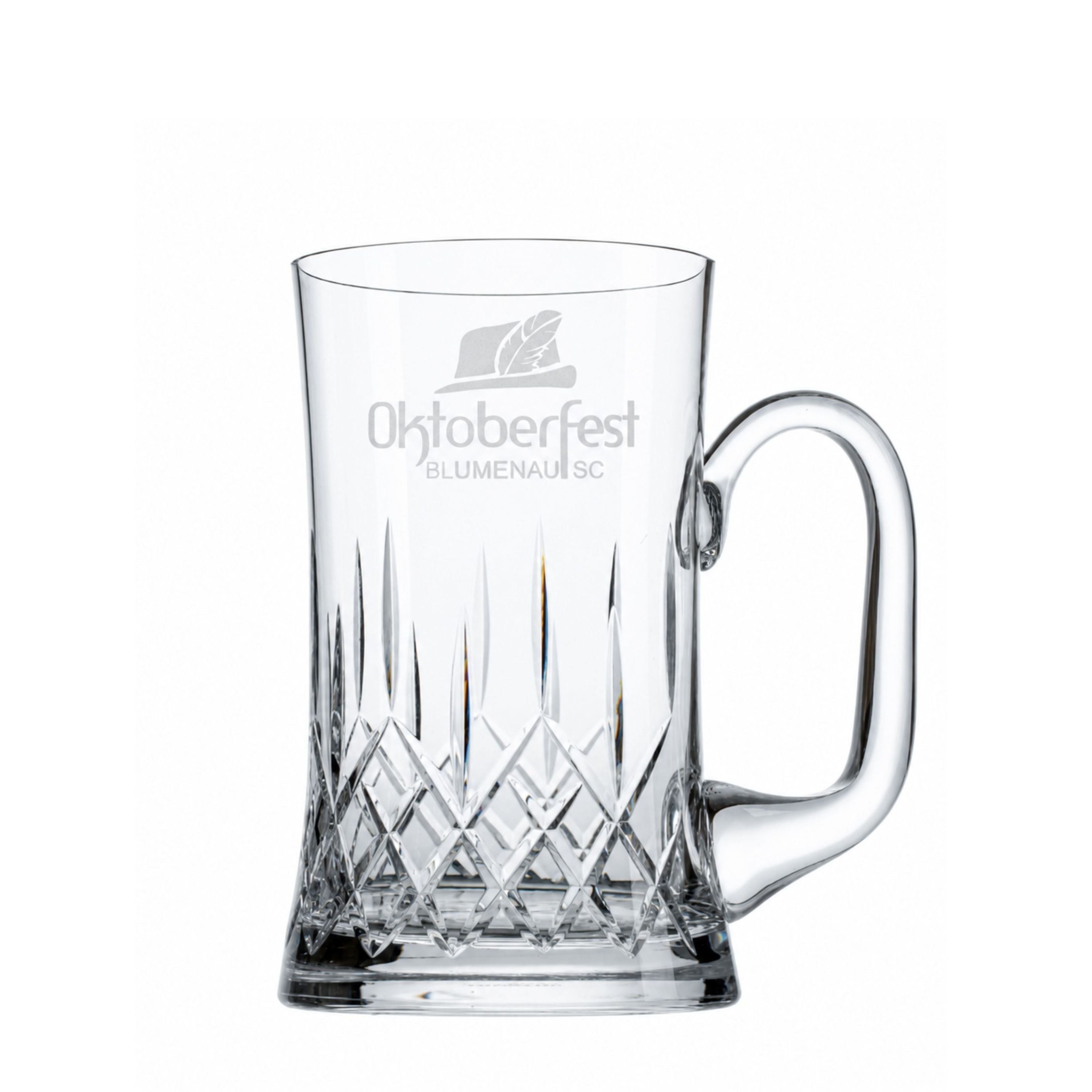 Caneco de Cristal para Chopp c/ Logo Oktoberfest Mozart Crystal By Frederico Strauss - 1L - Cerveja