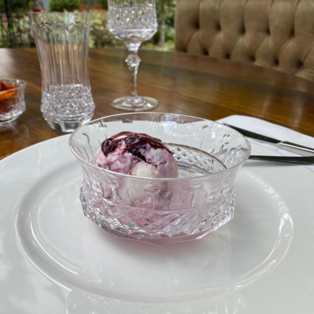 Bowl de Cristal Flauta Lapidado 69 Mozart Crystal By Frederico Strauss
