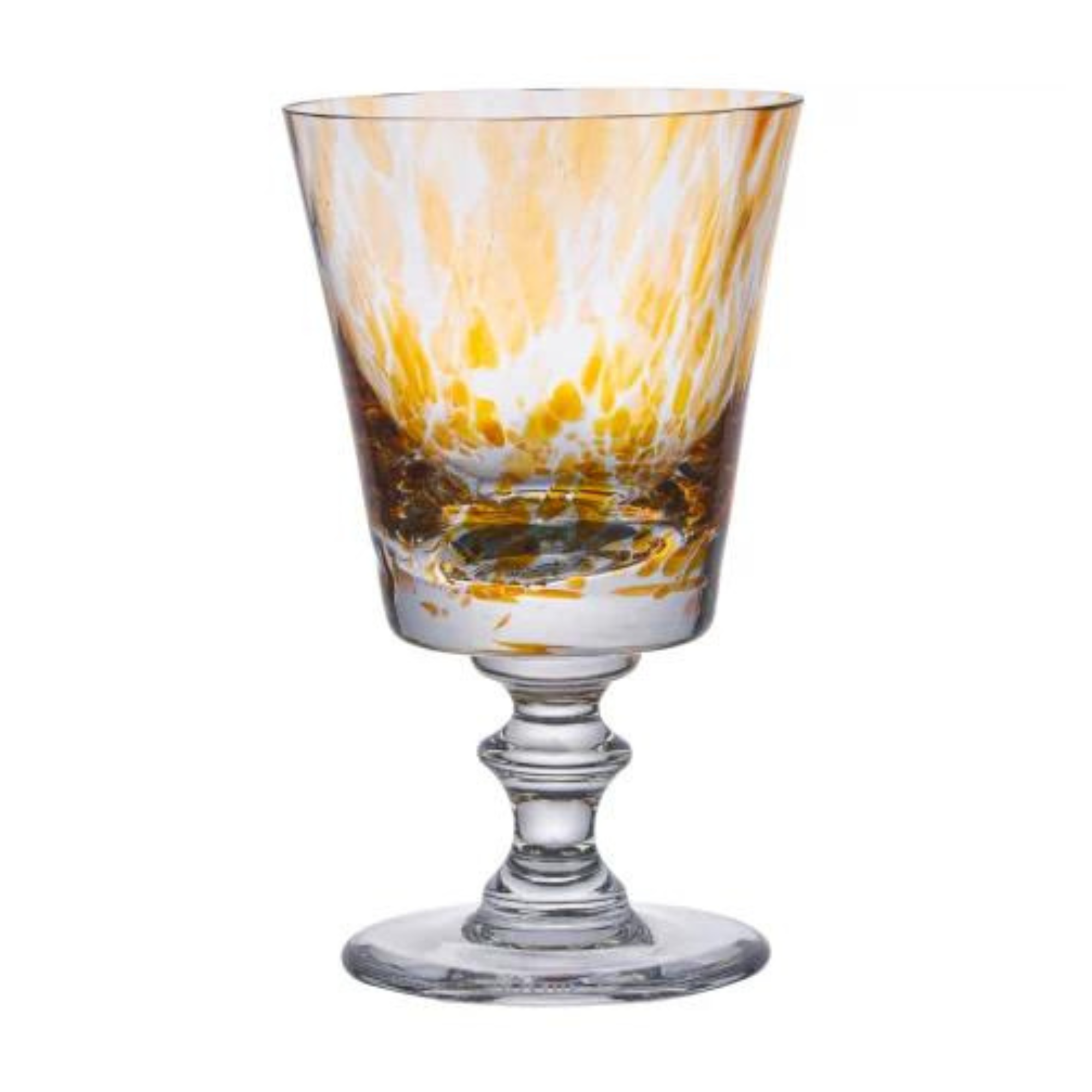 Taça de Cristal Casual Murano Colors Âmbar Mozart Crystal By Frederico Strauss