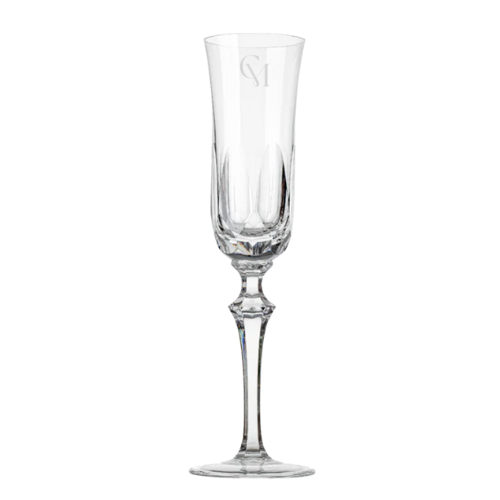 PERSONALIZÁVEL | Taça de Cristal Serenata para Champagne Mozart Crystal By Frederico Strauss
