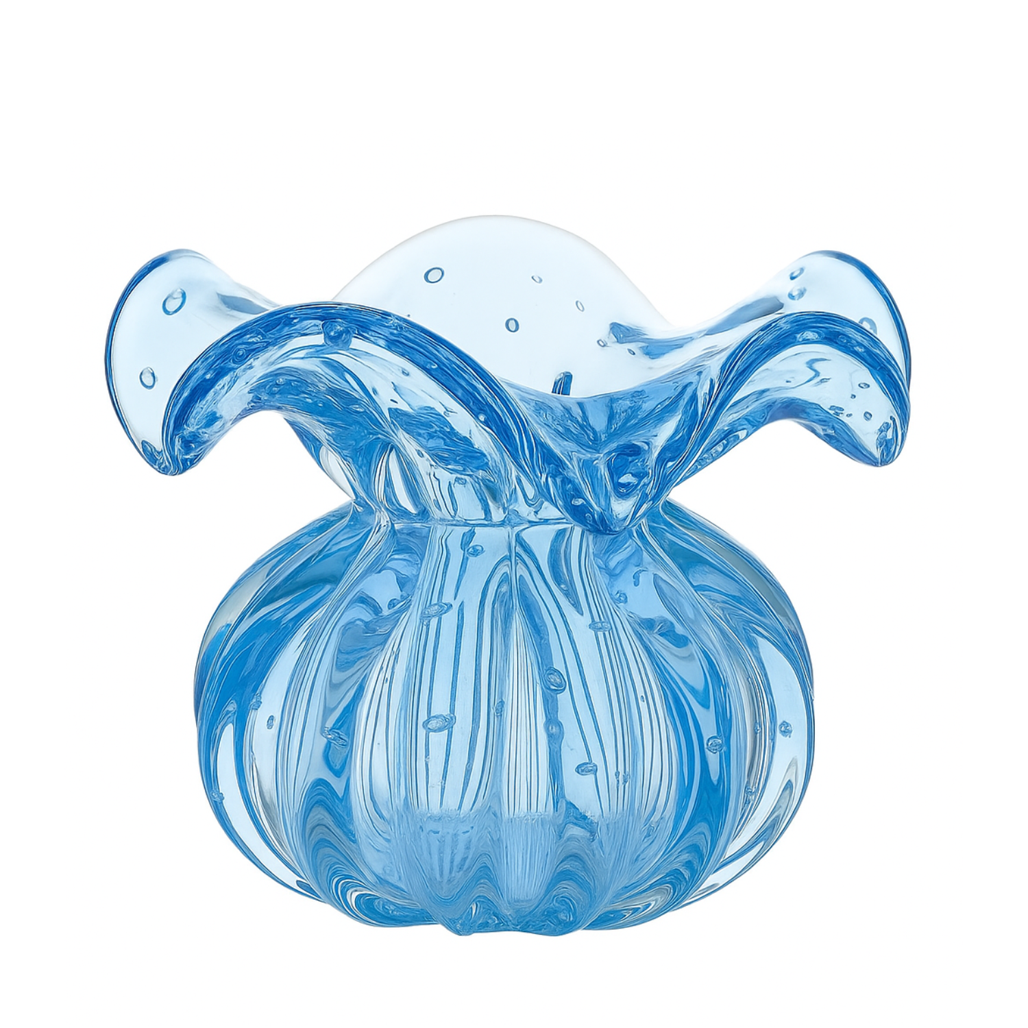 Vaso em Murano Roma Blu - Pequeno