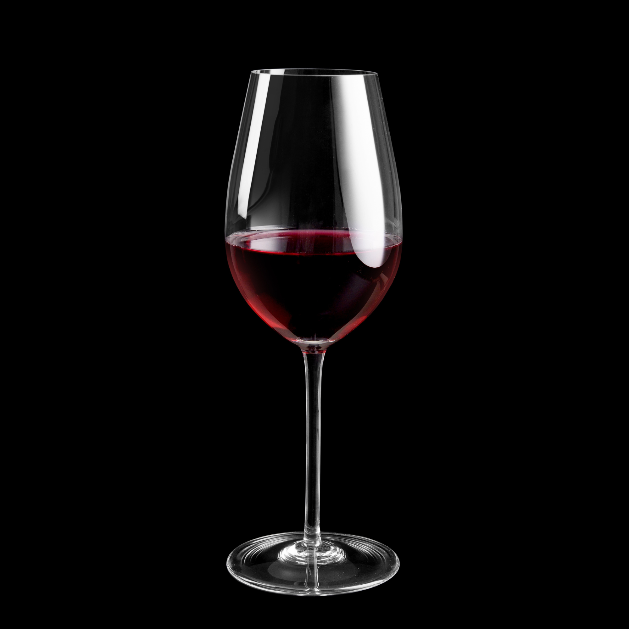Jogo de 6 Taças de Cristal Vivaldi Bordeaux Grand Cru para Vinho Mozart Crystal By Frederico Strauss