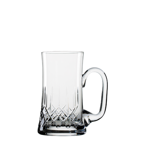 Caneco de Cristal para Chopp Lapidado 550ml Mozart Crystal By Frederico Strauss