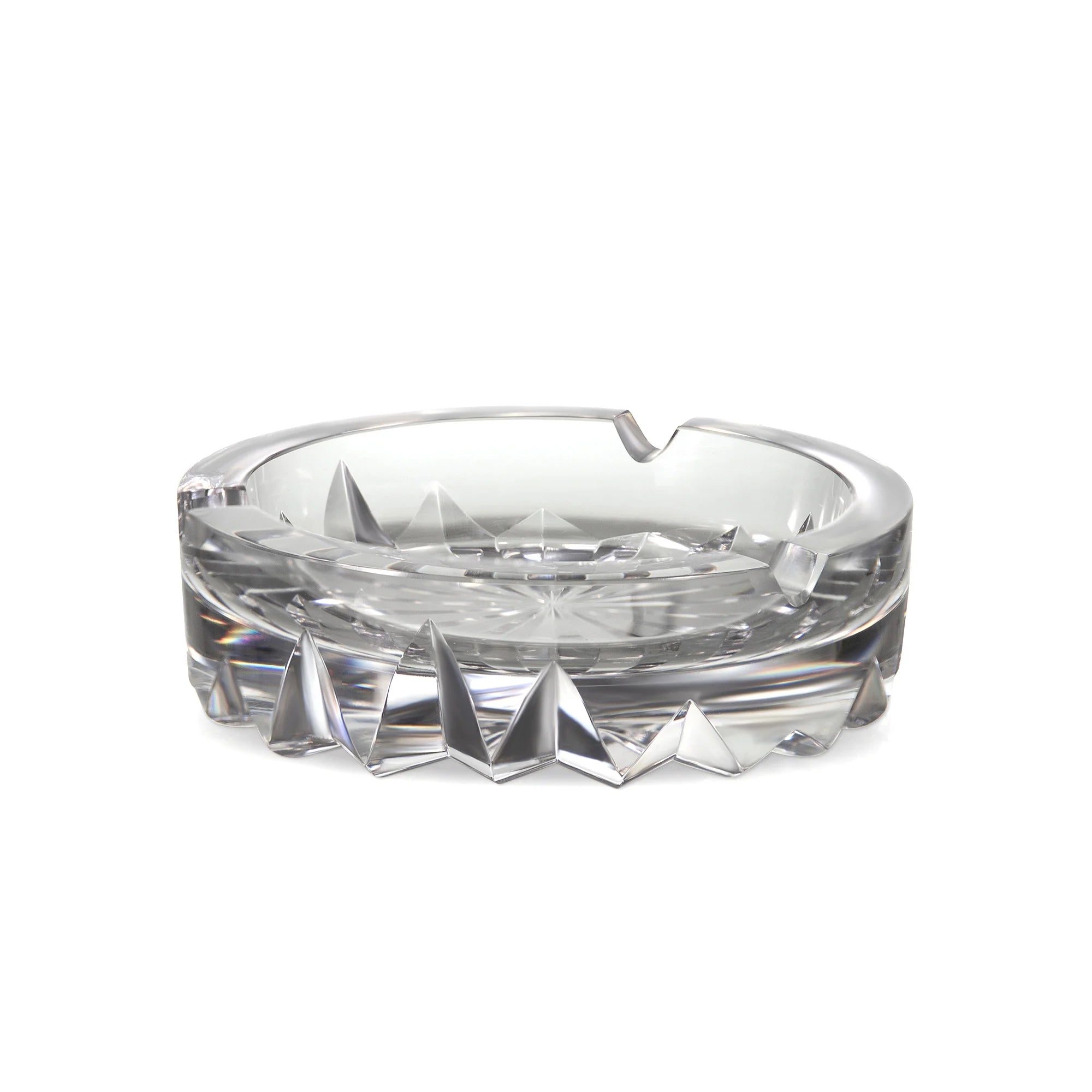 Cinzeiro de Cristal Médio Lapidado 58 Mozart Crystal By Frederico Strauss