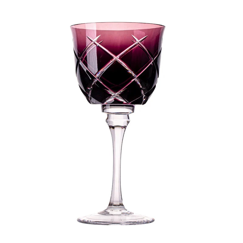Taça de Cristal Vivaldi para Água Overlay Mozart Crystal By Frederico Strauss - 400ml - Sonata 33