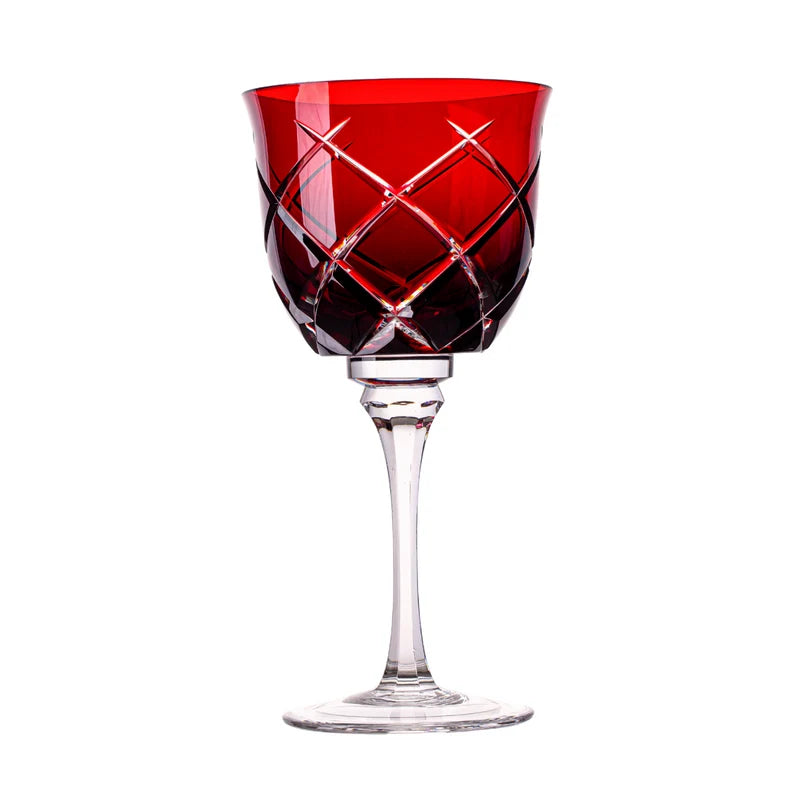 Taça de Cristal Vivaldi para Água Overlay Mozart Crystal By Frederico Strauss - 400ml - Sonata 33