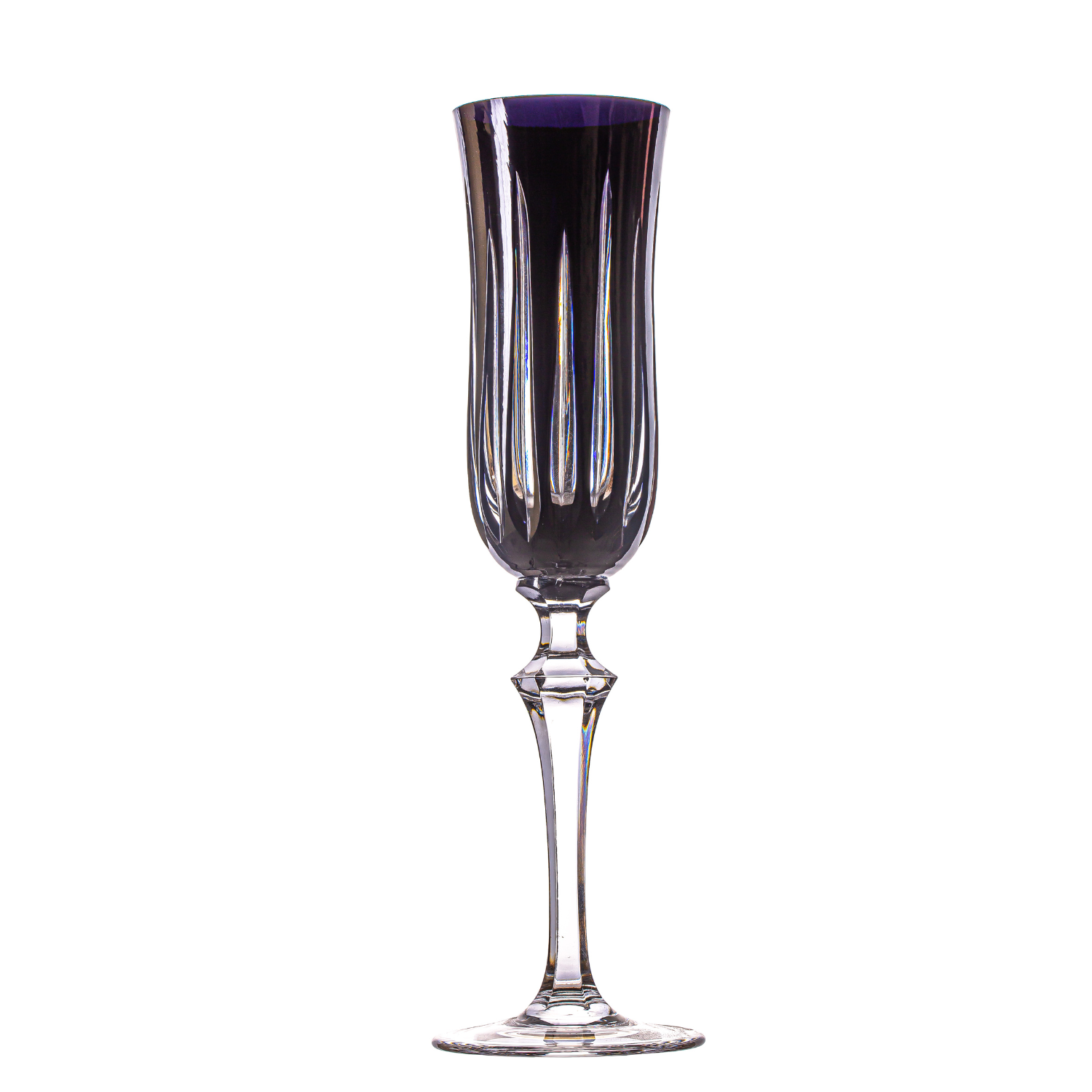Taça de Cristal Vivaldi para Champagne Overlay Mozart Crystal By Frederico Strauss - 200ml - Serenata 66