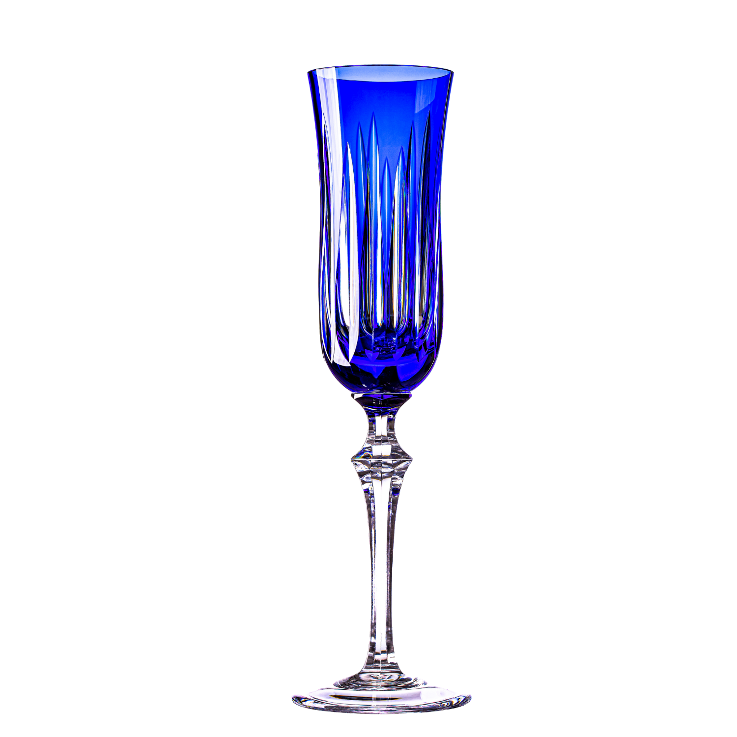 Taça de Cristal Vivaldi para Champagne Overlay Mozart Crystal By Frederico Strauss - 200ml - Serenata 66