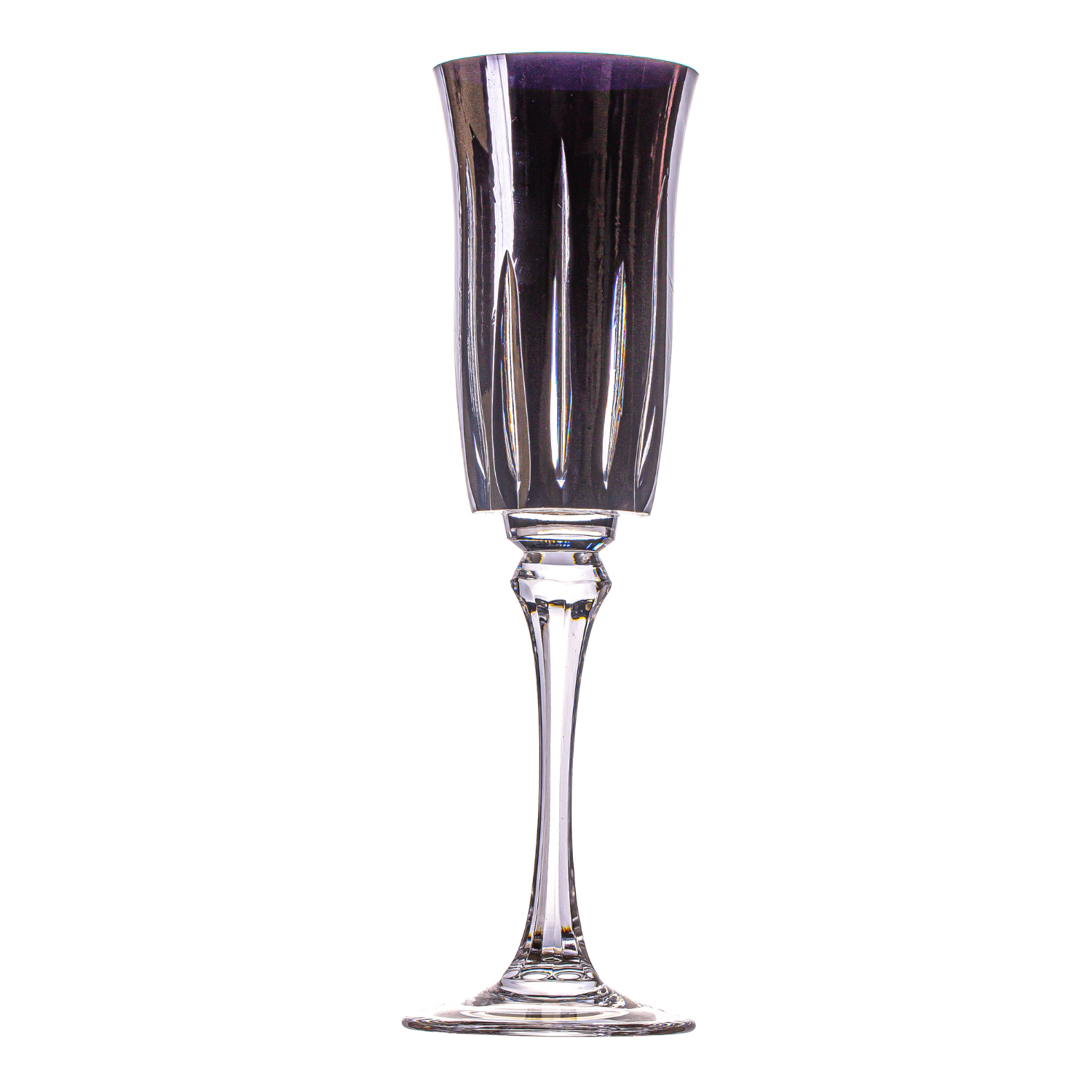 Taça de Cristal Vivaldi para Champagne Overlay Mozart Crystal By Frederico Strauss - 190ml - Sonata 66
