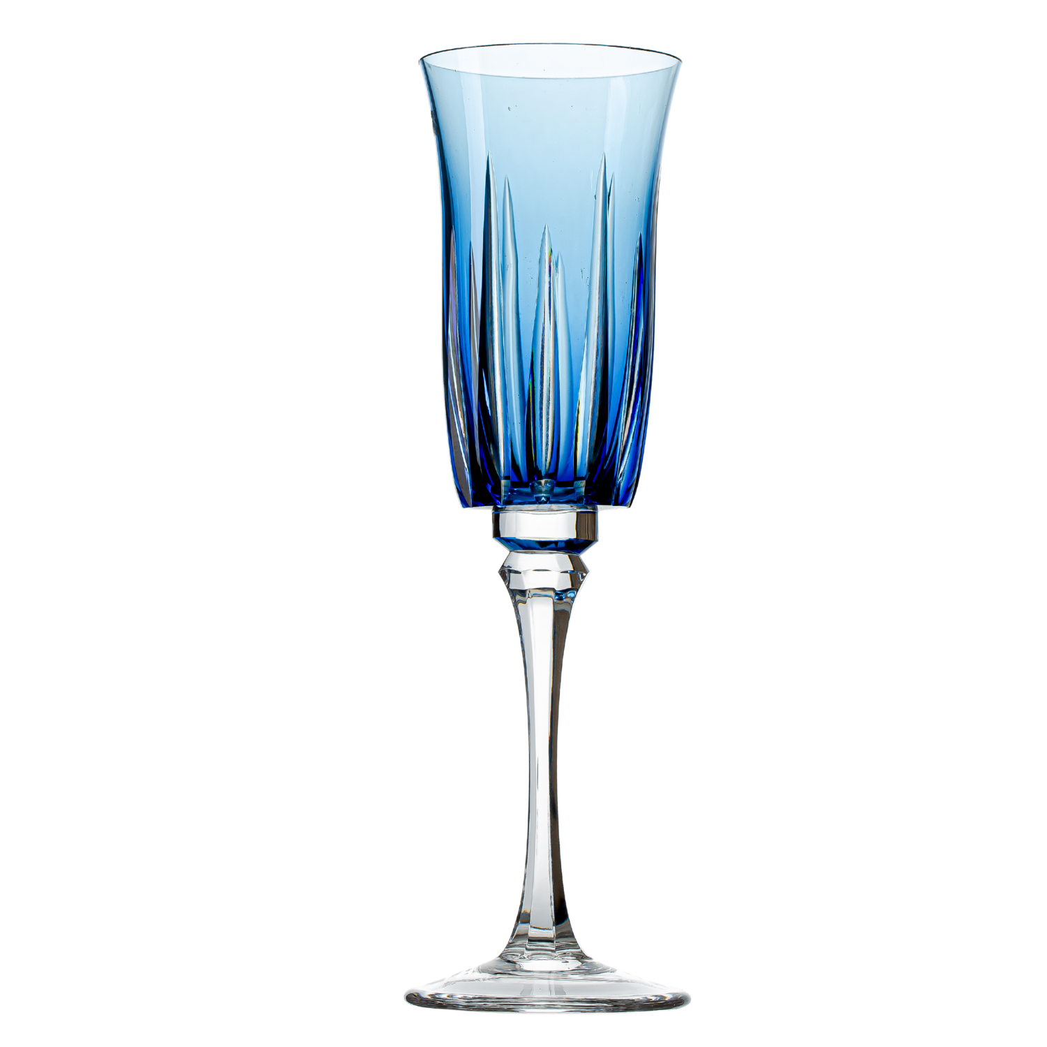 Taça de Cristal Vivaldi para Champagne Overlay Mozart Crystal By Frederico Strauss - 190ml - Sonata 66