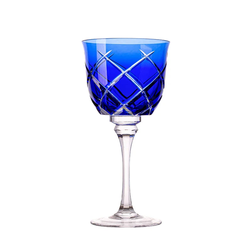 Taça de Cristal Vivaldi para Vinho Branco Overlay Mozart Crystal By Frederico Strauss - 280ml - Sonata 33