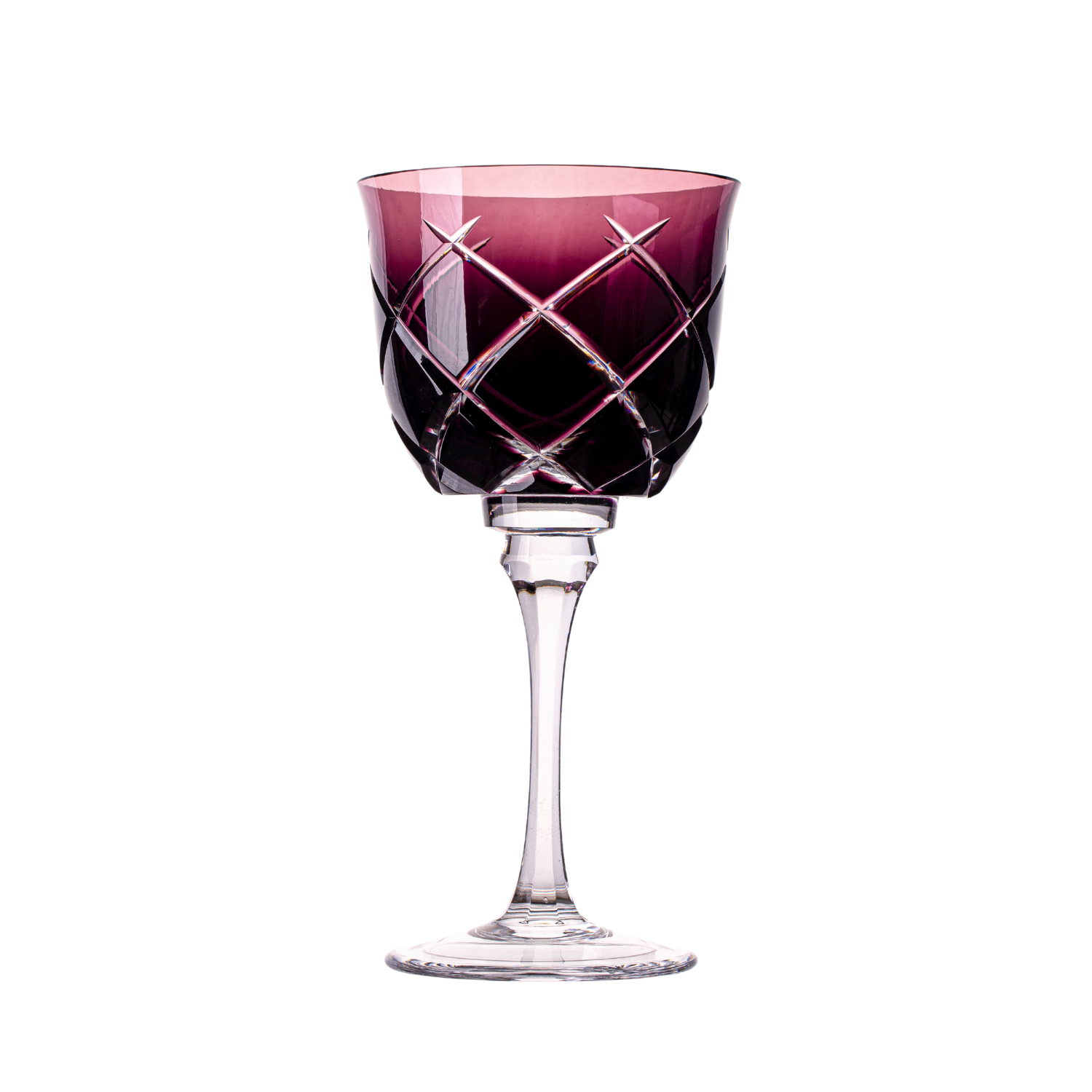 Taça de Cristal Vivaldi para Vinho Branco Overlay Mozart Crystal By Frederico Strauss - 280ml - Sonata 33