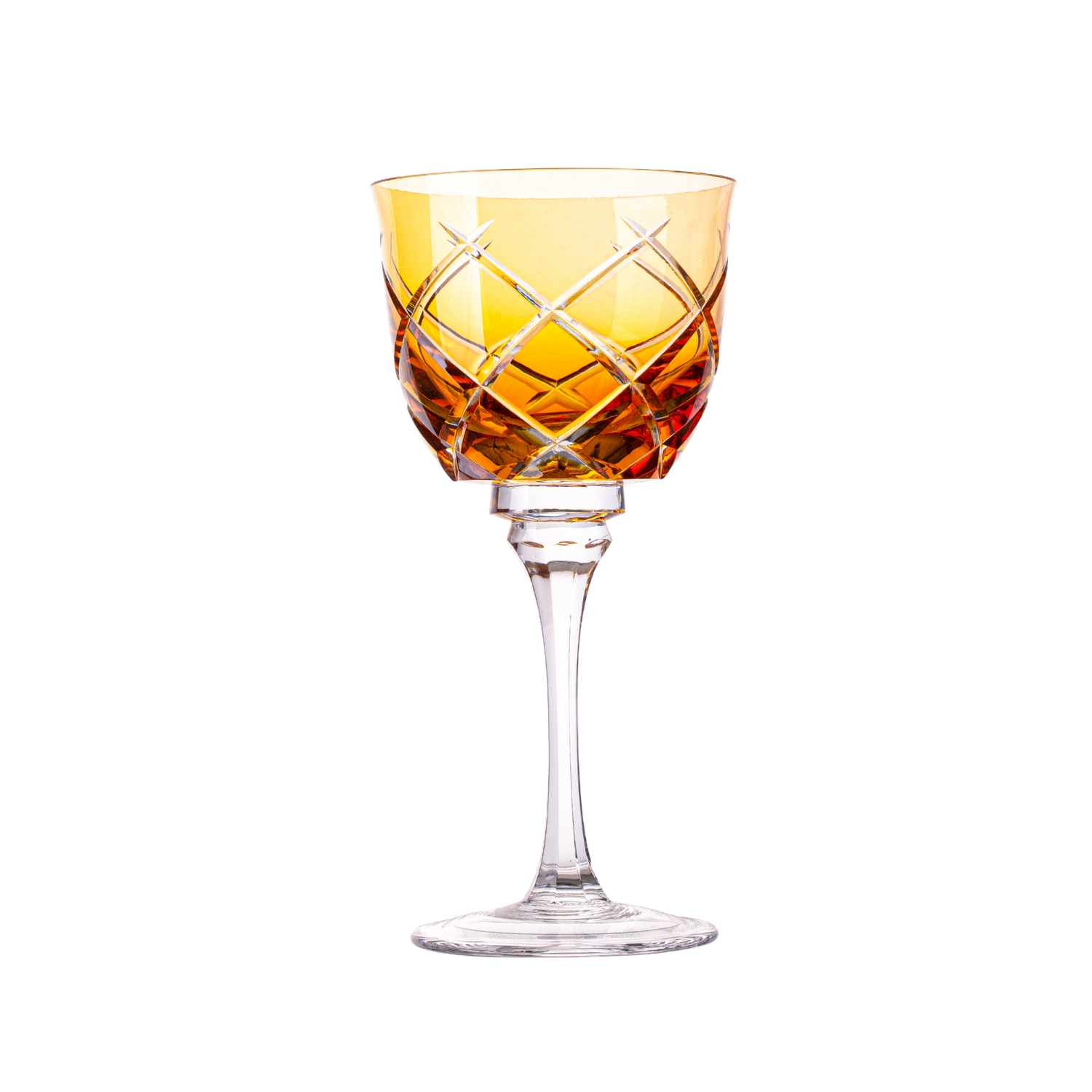 Taça de Cristal Vivaldi para Vinho Branco Overlay Mozart Crystal By Frederico Strauss - 280ml - Sonata 33