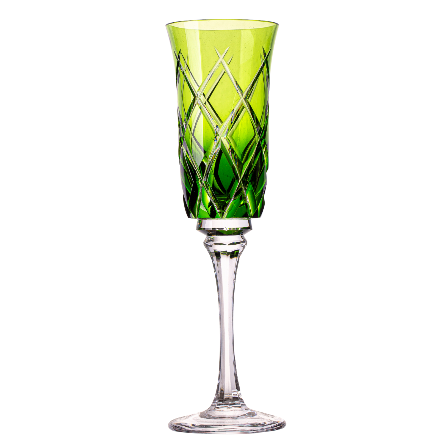 Taça de Cristal Vivaldi para Champagne Overlay Mozart Crystal By Frederico Strauss - 190ml - Sonata 33