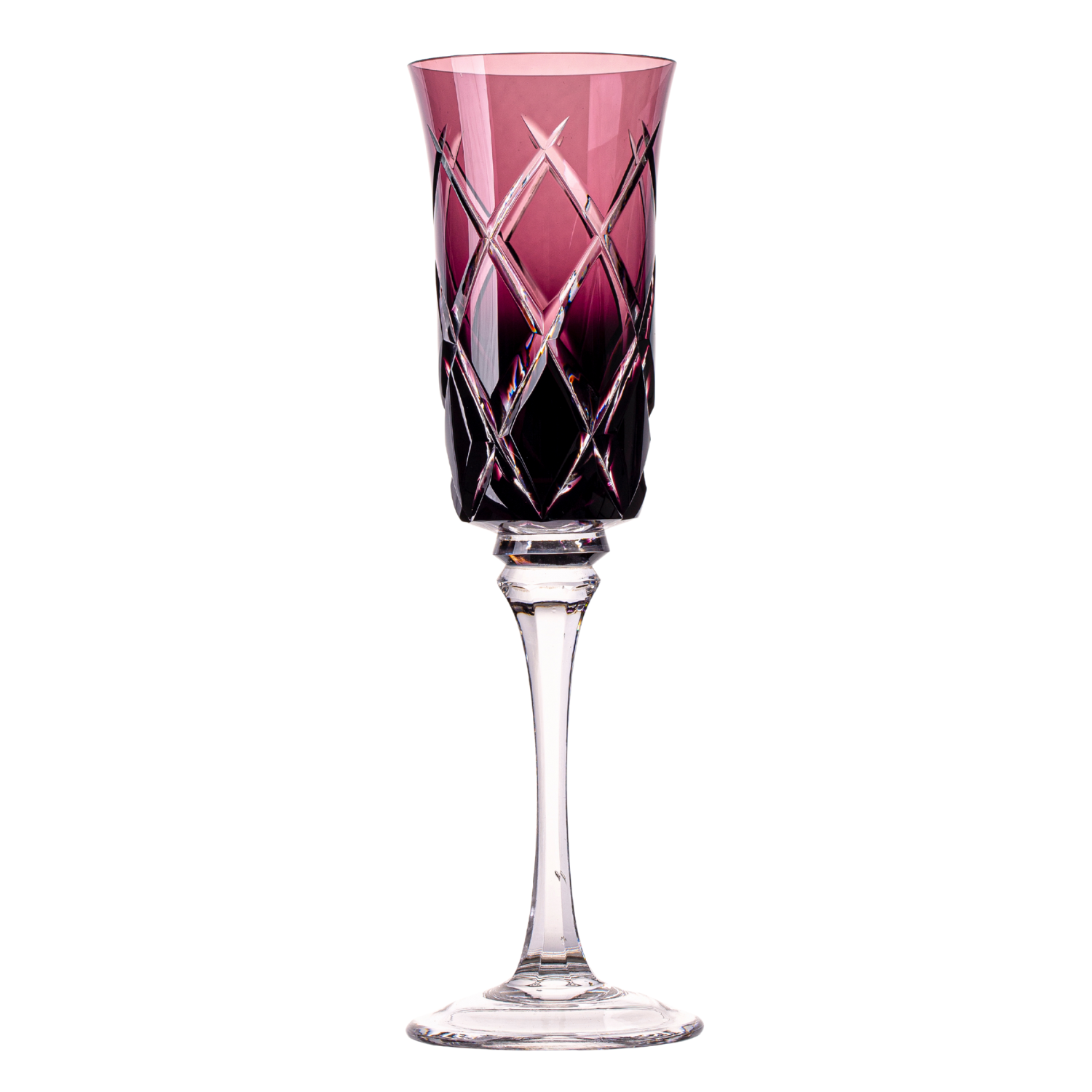 Taça de Cristal Vivaldi para Champagne Overlay Mozart Crystal By Frederico Strauss - 190ml - Sonata 33