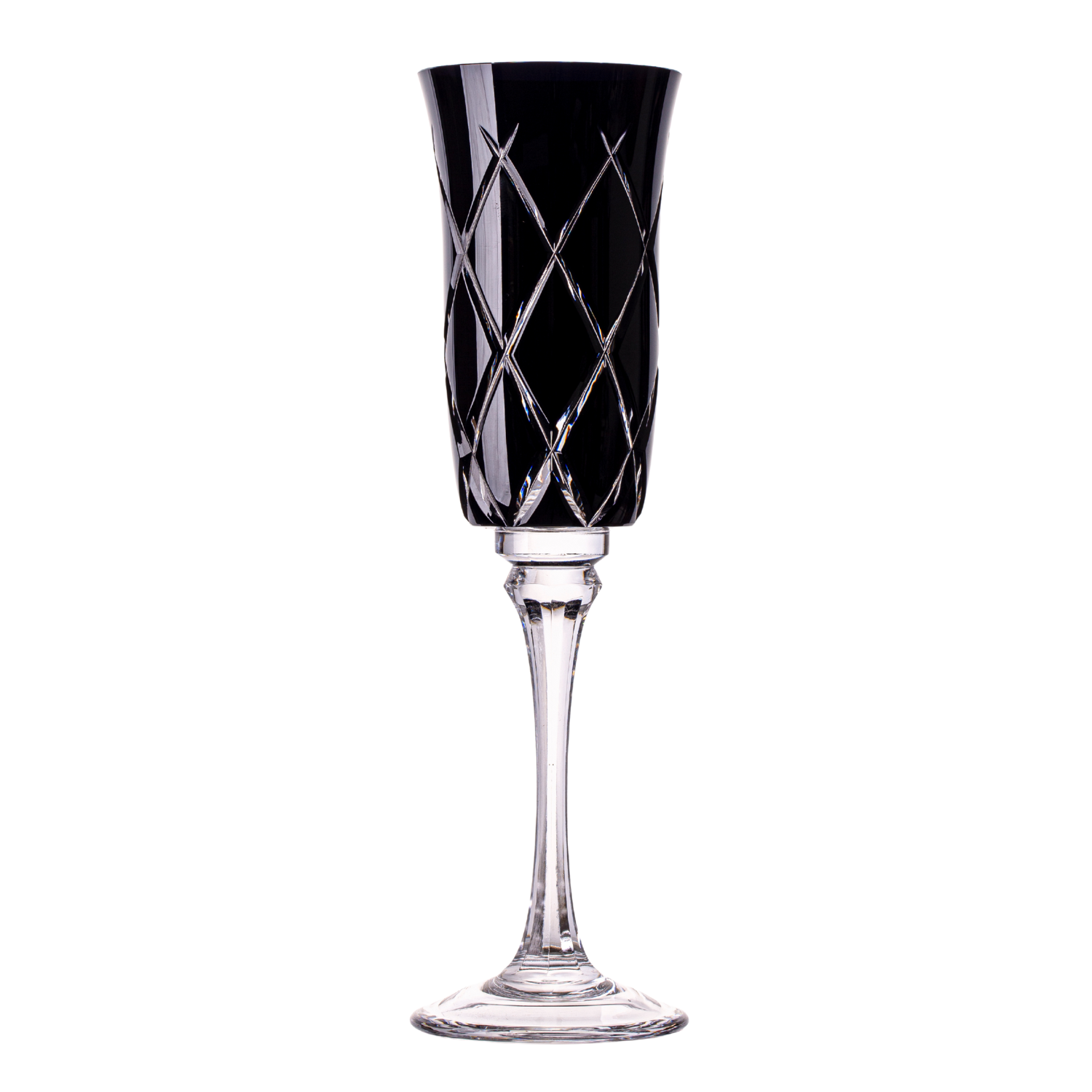 Taça de Cristal Vivaldi para Champagne Overlay Mozart Crystal By Frederico Strauss - 190ml - Sonata 33