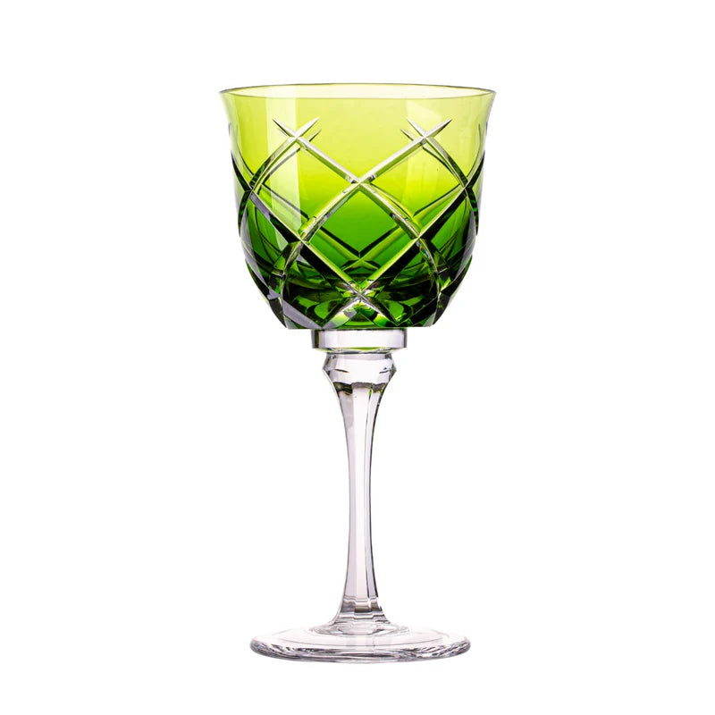 Taça de Cristal Vivaldi para Vinho Tinto Overlay Mozart Crystal By Frederico Strauss - 300ml - Sonata 33