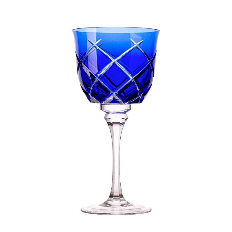 Taça de Cristal Vivaldi para Vinho Tinto Overlay Mozart Crystal By Frederico Strauss - 300ml - Sonata 33
