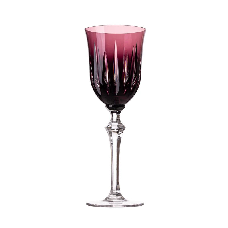 Taça de Cristal Vivaldi para Vinho Branco Overlay Mozart Crystal By Frederico Strauss - 220ml - Serenata 66