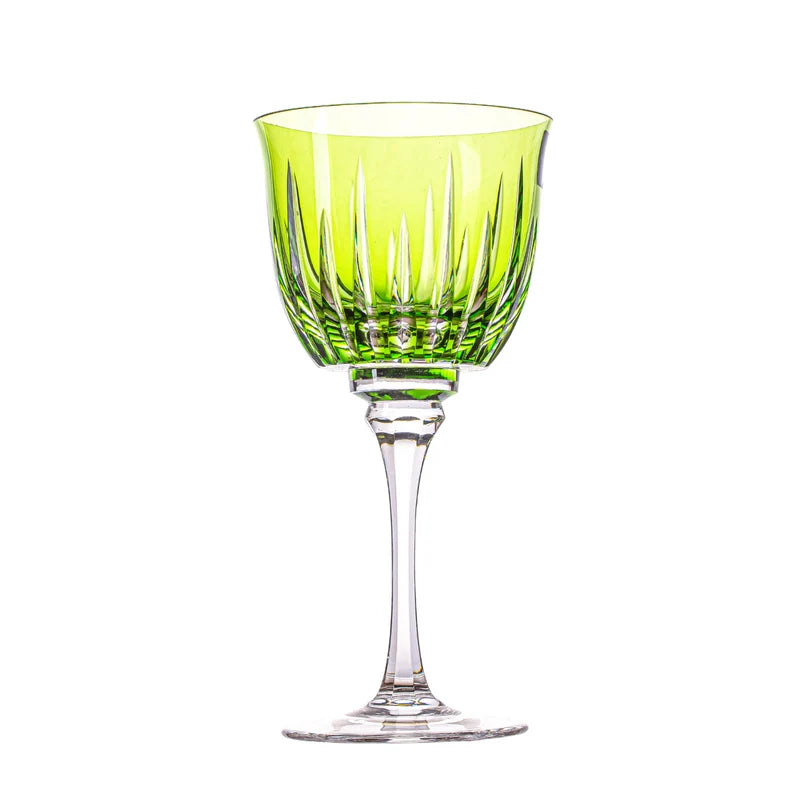 Taça de Cristal Vivaldi para Vinho Branco Overlay Mozart Crystal By Frederico Strauss - 280ml - Sonata 66