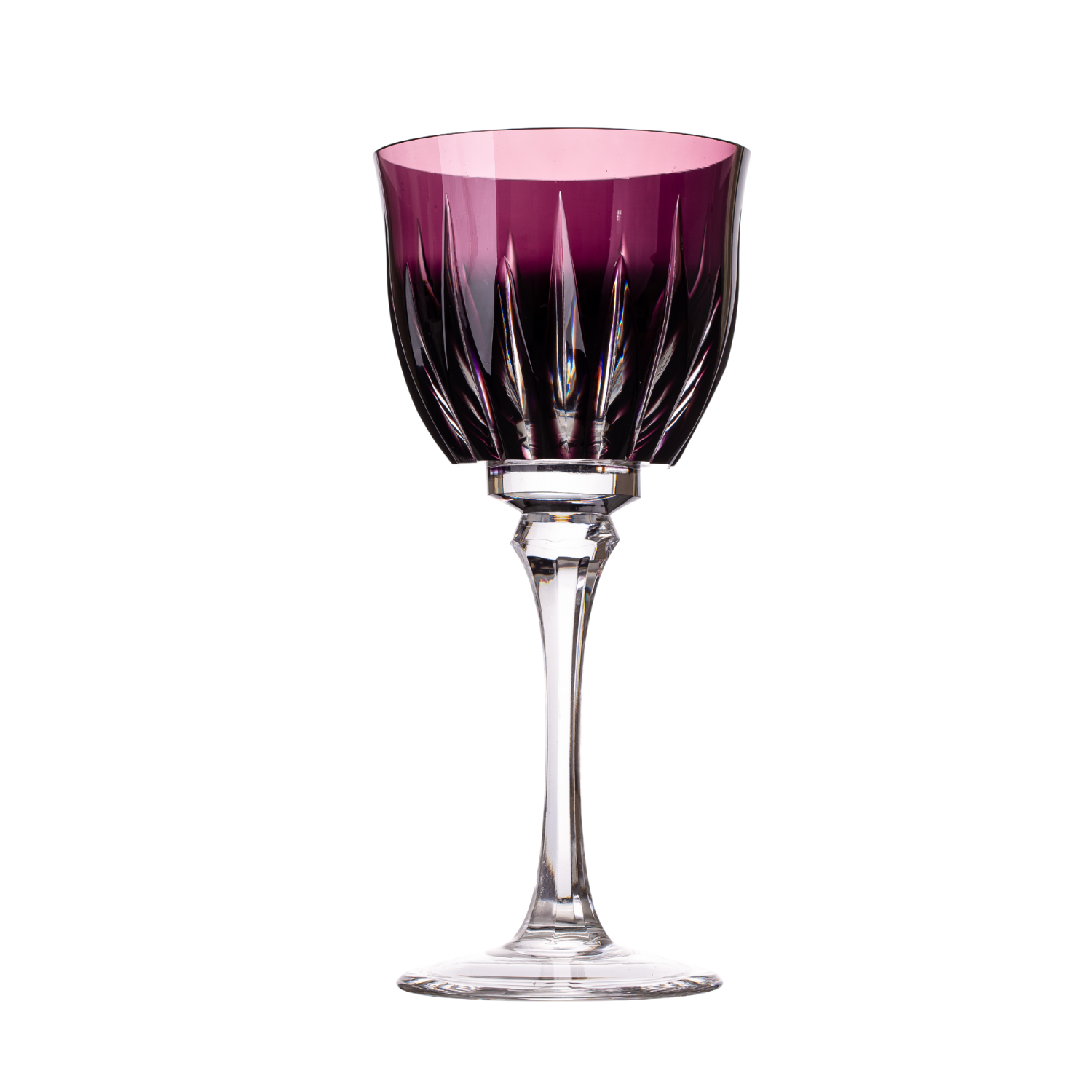 Taça de Cristal Vivaldi para Vinho Branco Overlay Mozart Crystal By Frederico Strauss - 280ml - Sonata 66