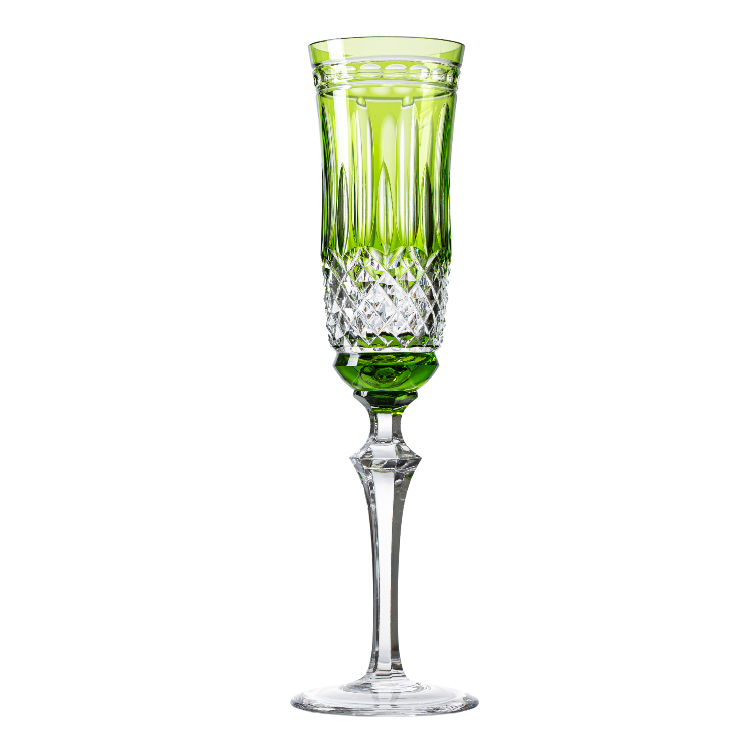 Taça de Cristal para Champagne Overlay Mozart Crystal By Frederico Strauss - 225ml - Serenata 68