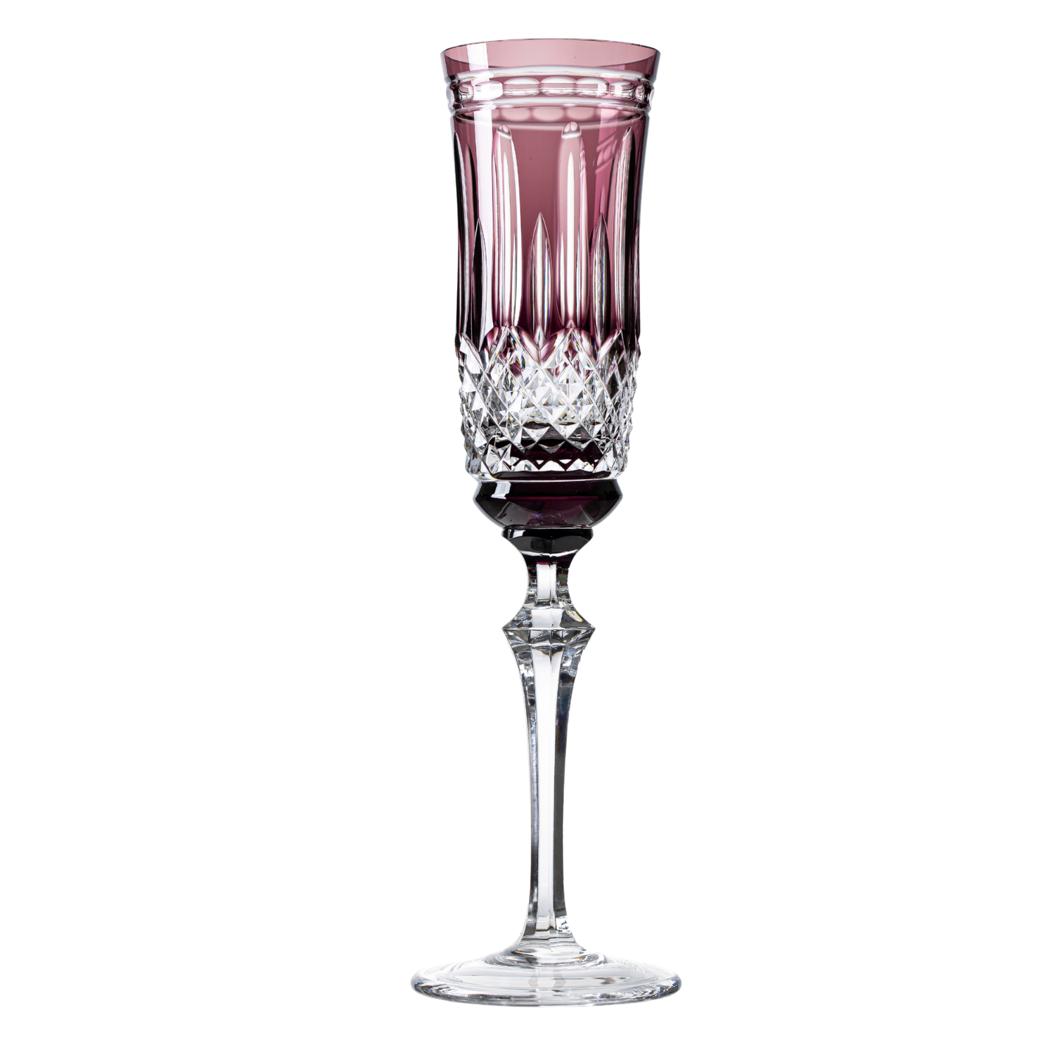 Taça de Cristal para Champagne Overlay Mozart Crystal By Frederico Strauss - 225ml - Serenata 68