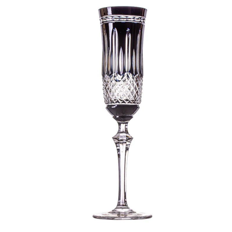 Taça de Cristal para Champagne Overlay Mozart Crystal By Frederico Strauss - 225ml - Serenata 68