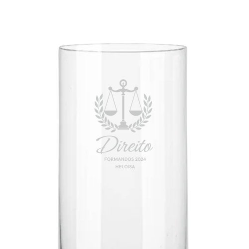 PERSONALIZÁVEL | Copo de Cristal para Long Drink Mozart Crystal By Frederico Strauss