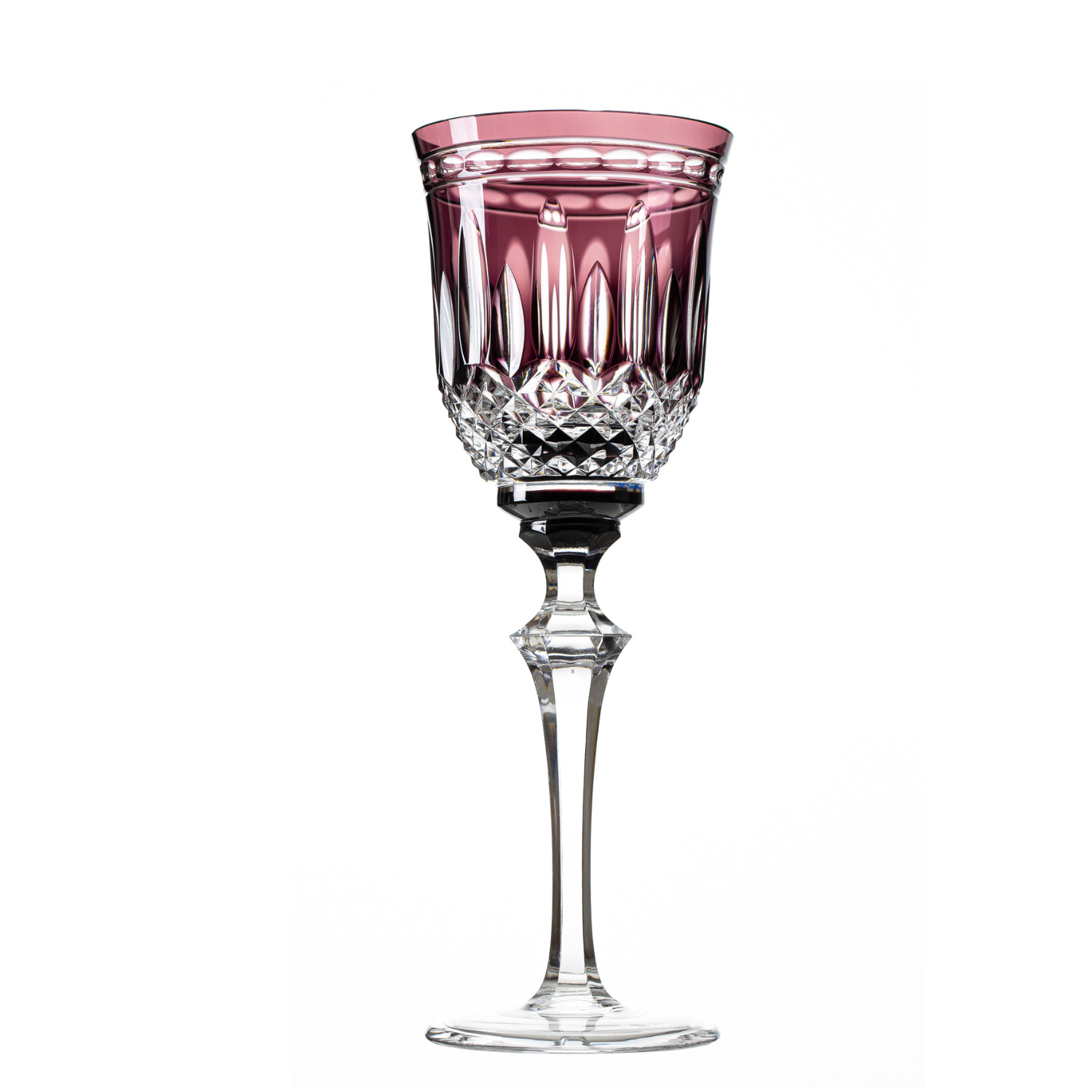 Taça de Cristal para Vinho Branco Overlay Mozart Crystal By Frederico Strauss - 220ml - Serenata 68