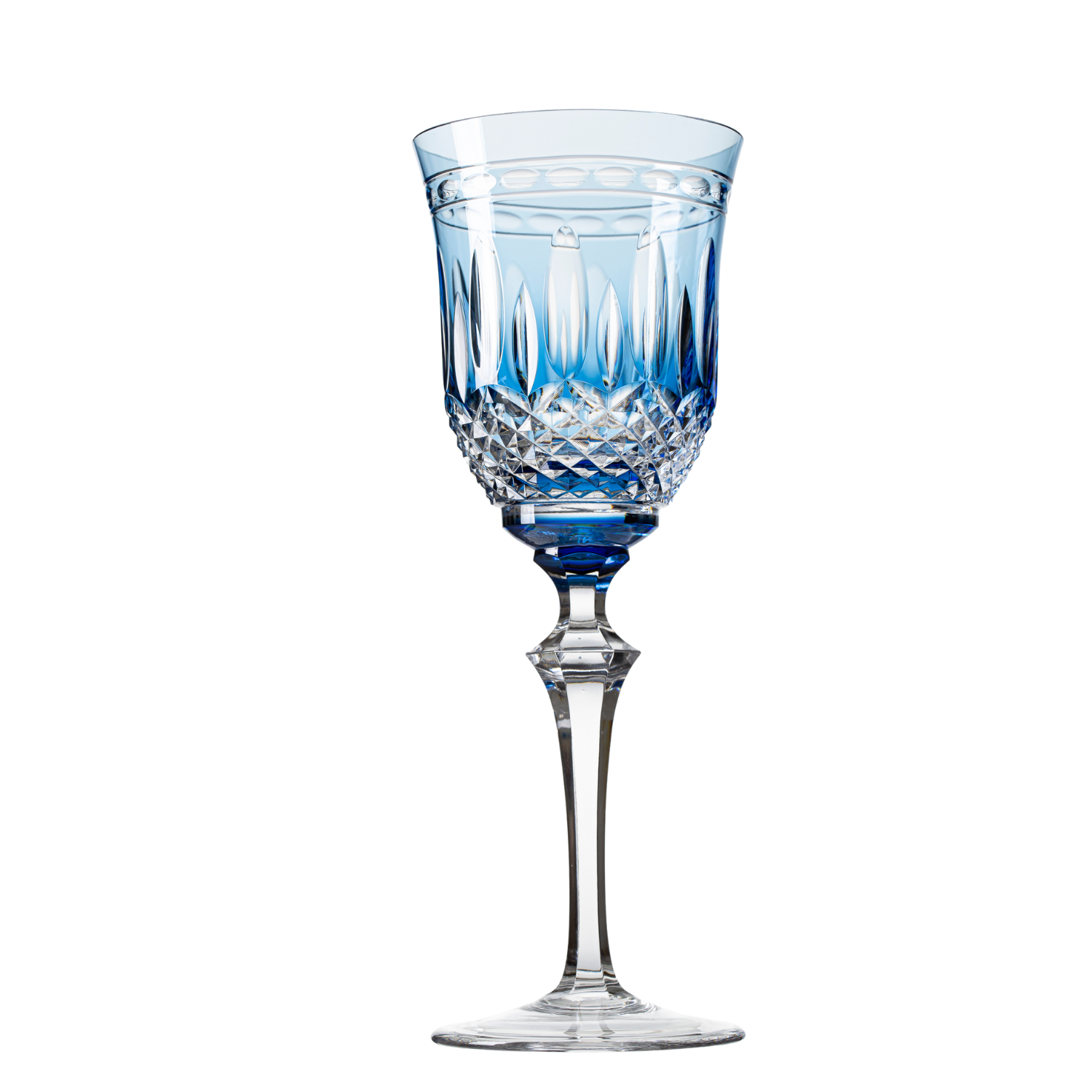 Taça de Cristal para Vinho Branco Overlay Mozart Crystal By Frederico Strauss - 220ml - Serenata 68