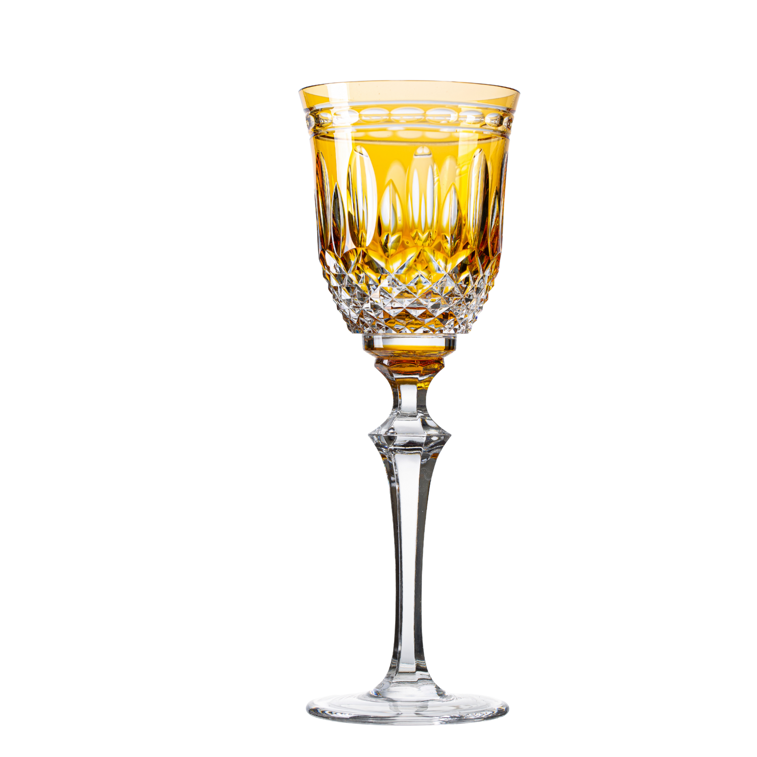 Taça de Cristal para Vinho Branco Overlay Mozart Crystal By Frederico Strauss - 220ml - Serenata 68