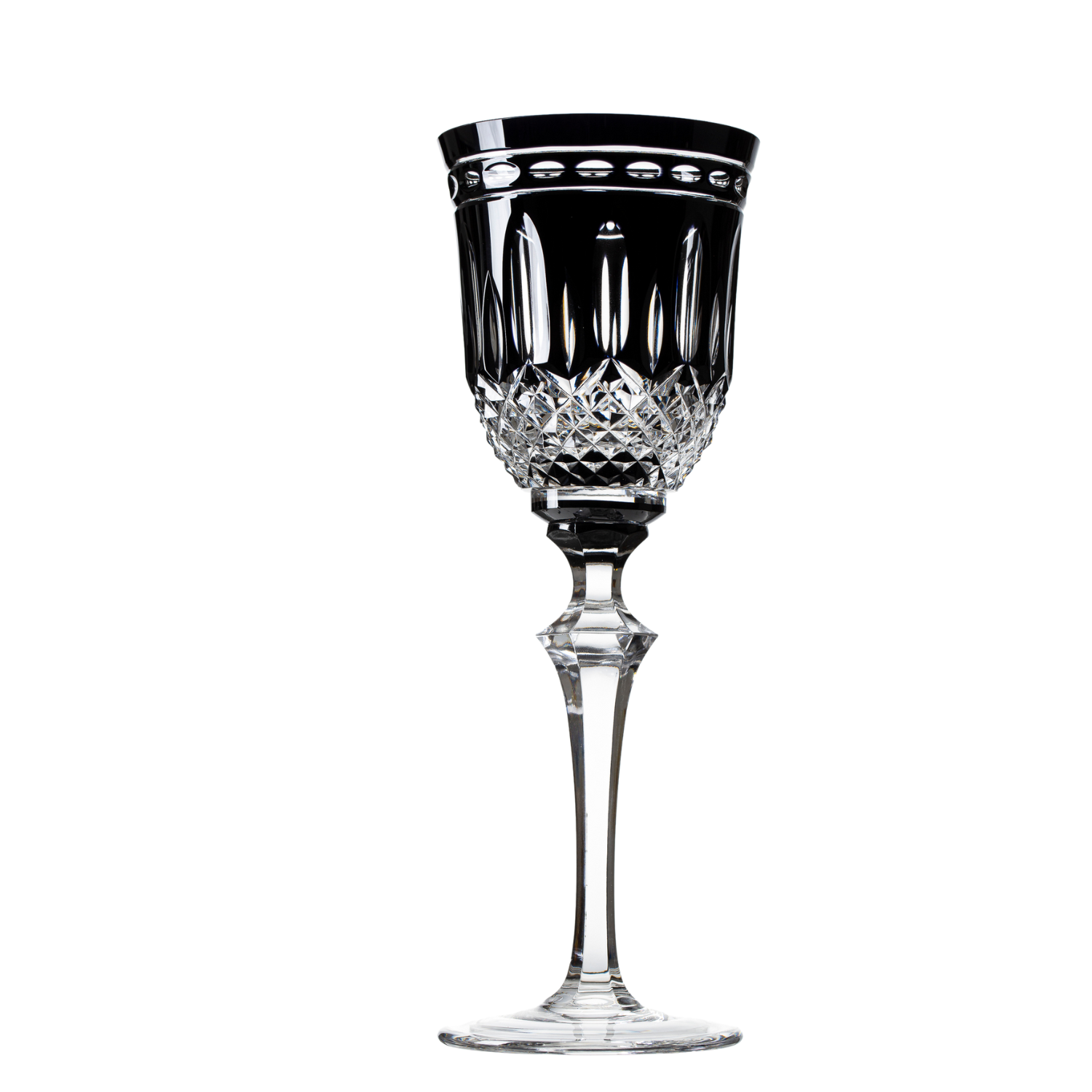Taça de Cristal para Vinho Branco Overlay Mozart Crystal By Frederico Strauss - 220ml - Serenata 68