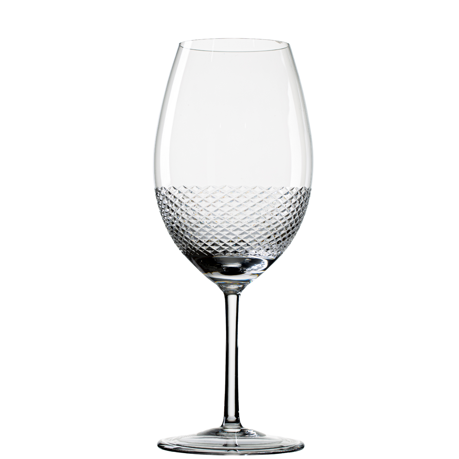 Jogo de 6 Taças de Cristal Malbec para Vinho Lapidado 50 Mozart Crystal By Frederico Strauss